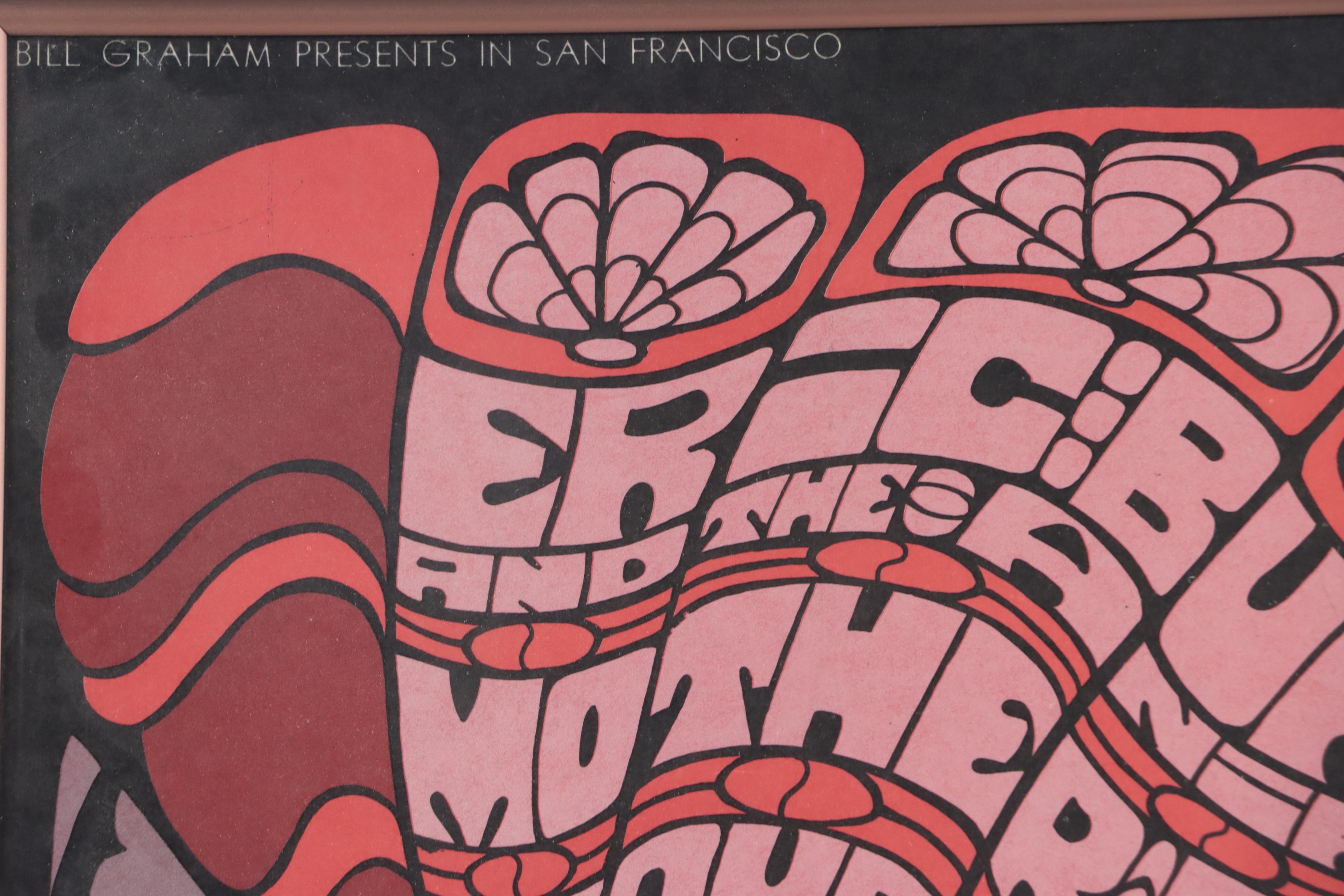 Eric Burdon and the Animals Lithograph Concert Poster, 1967