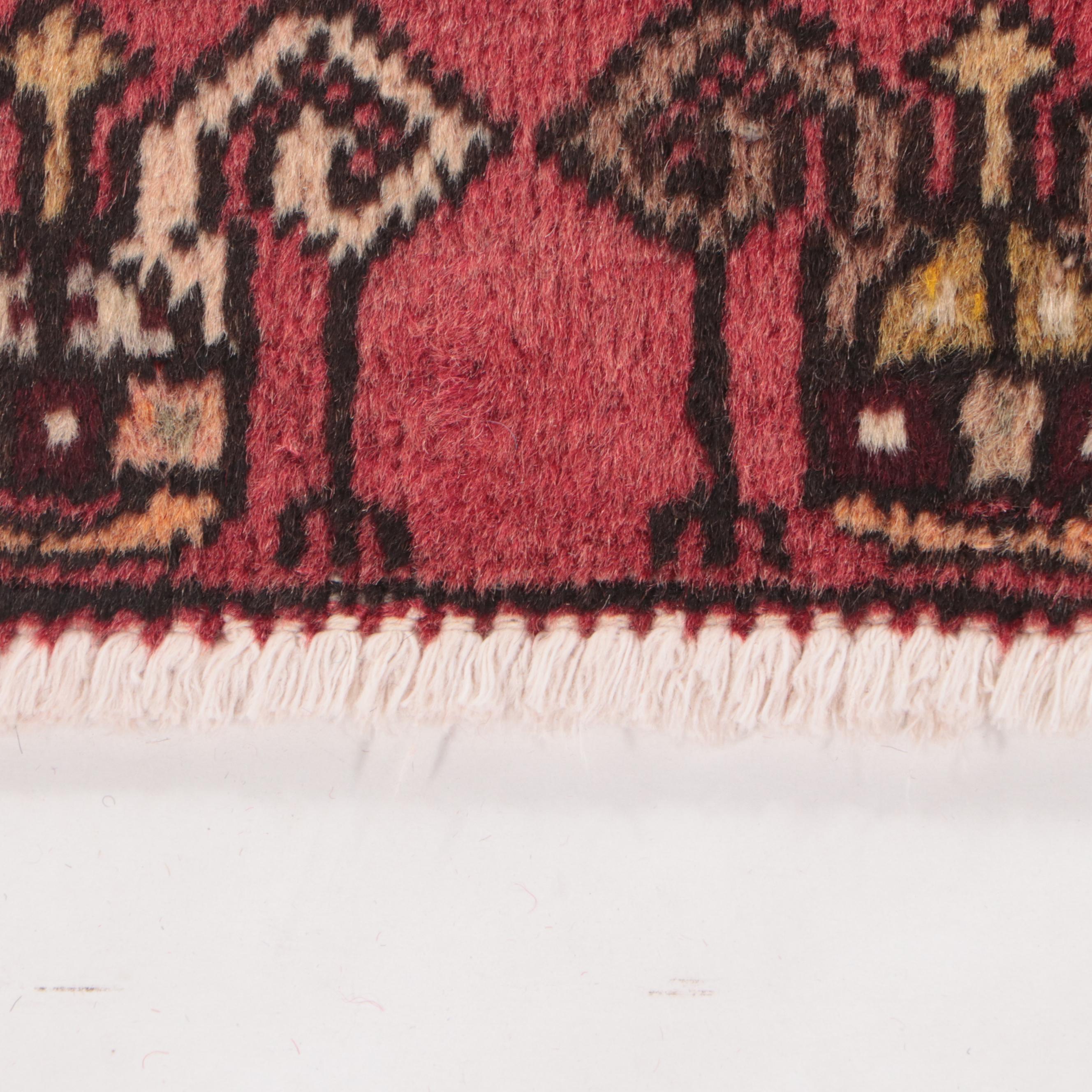 2' x 6'6 Hand-Knotted Persian Pictorial Carpet Runner