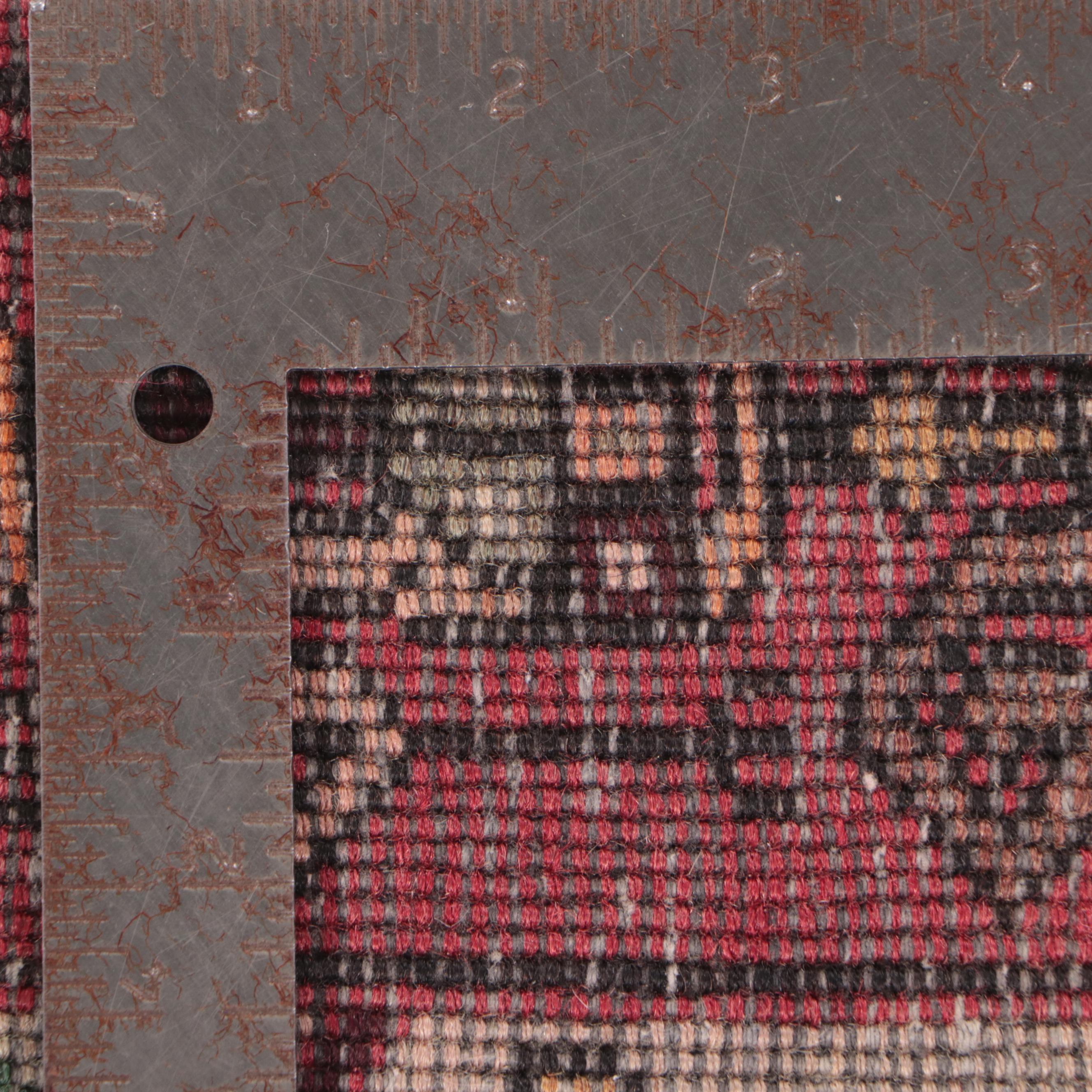 2' x 6'6 Hand-Knotted Persian Pictorial Carpet Runner