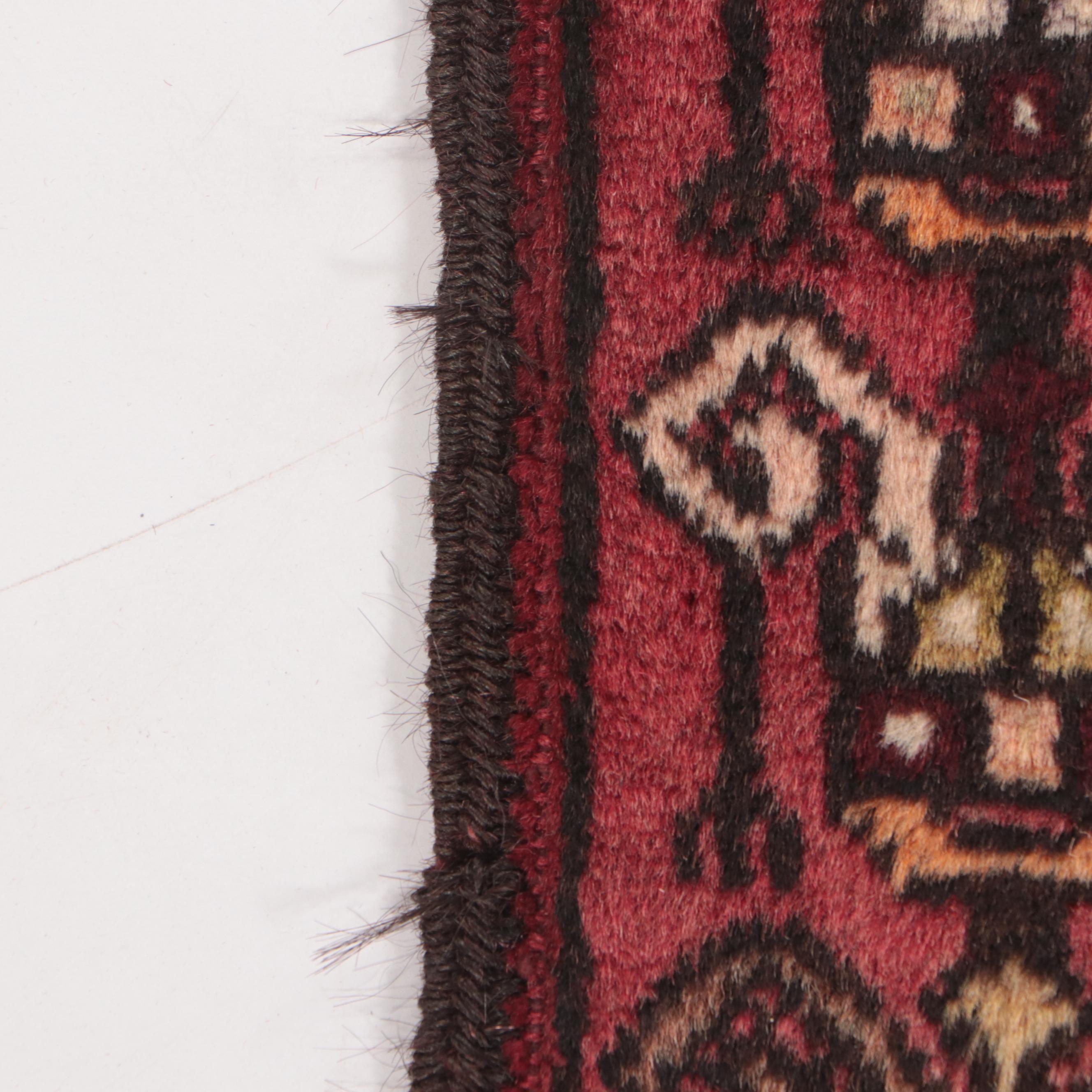 2' x 6'6 Hand-Knotted Persian Pictorial Carpet Runner