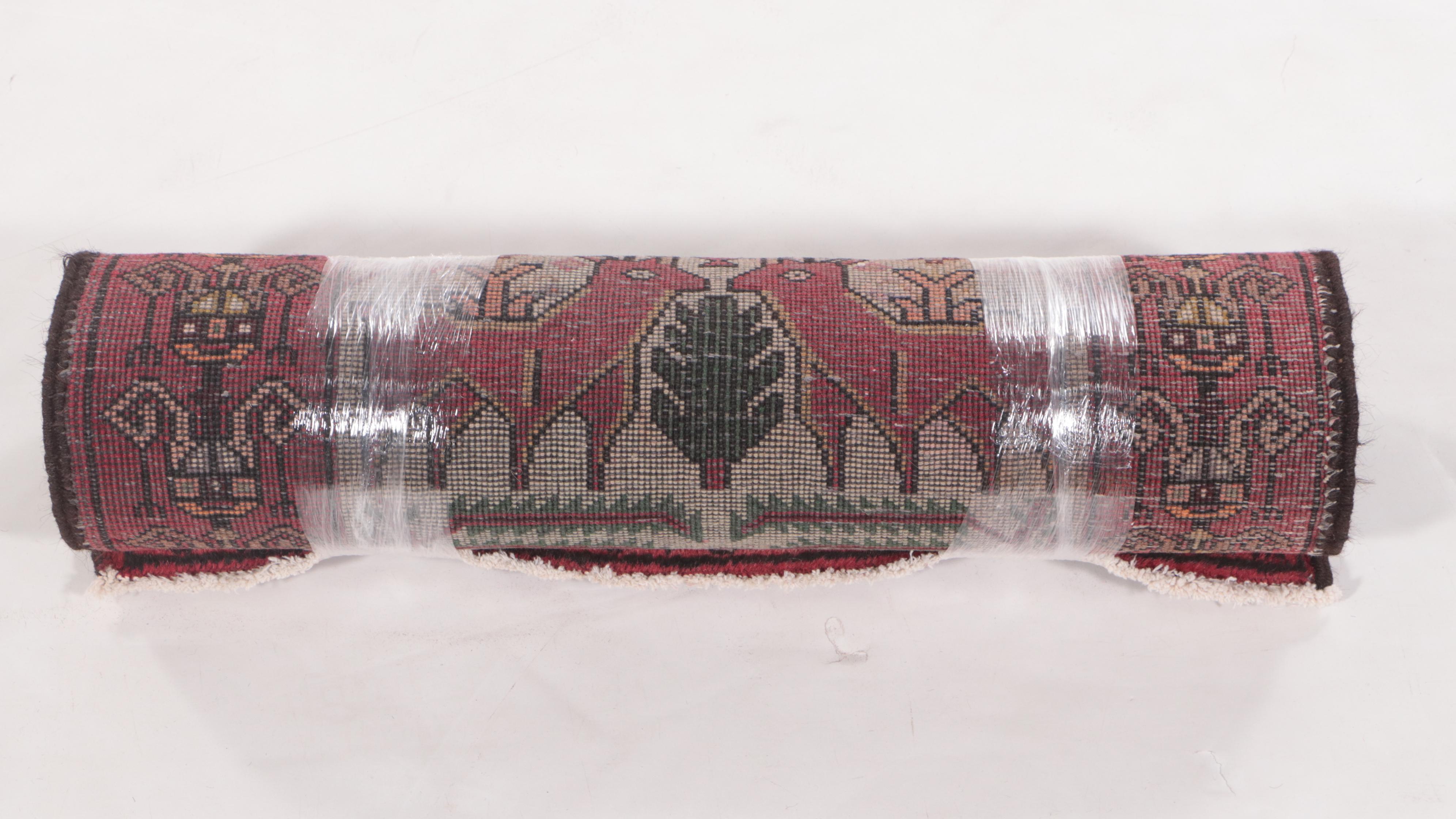 2' x 6'6 Hand-Knotted Persian Pictorial Carpet Runner