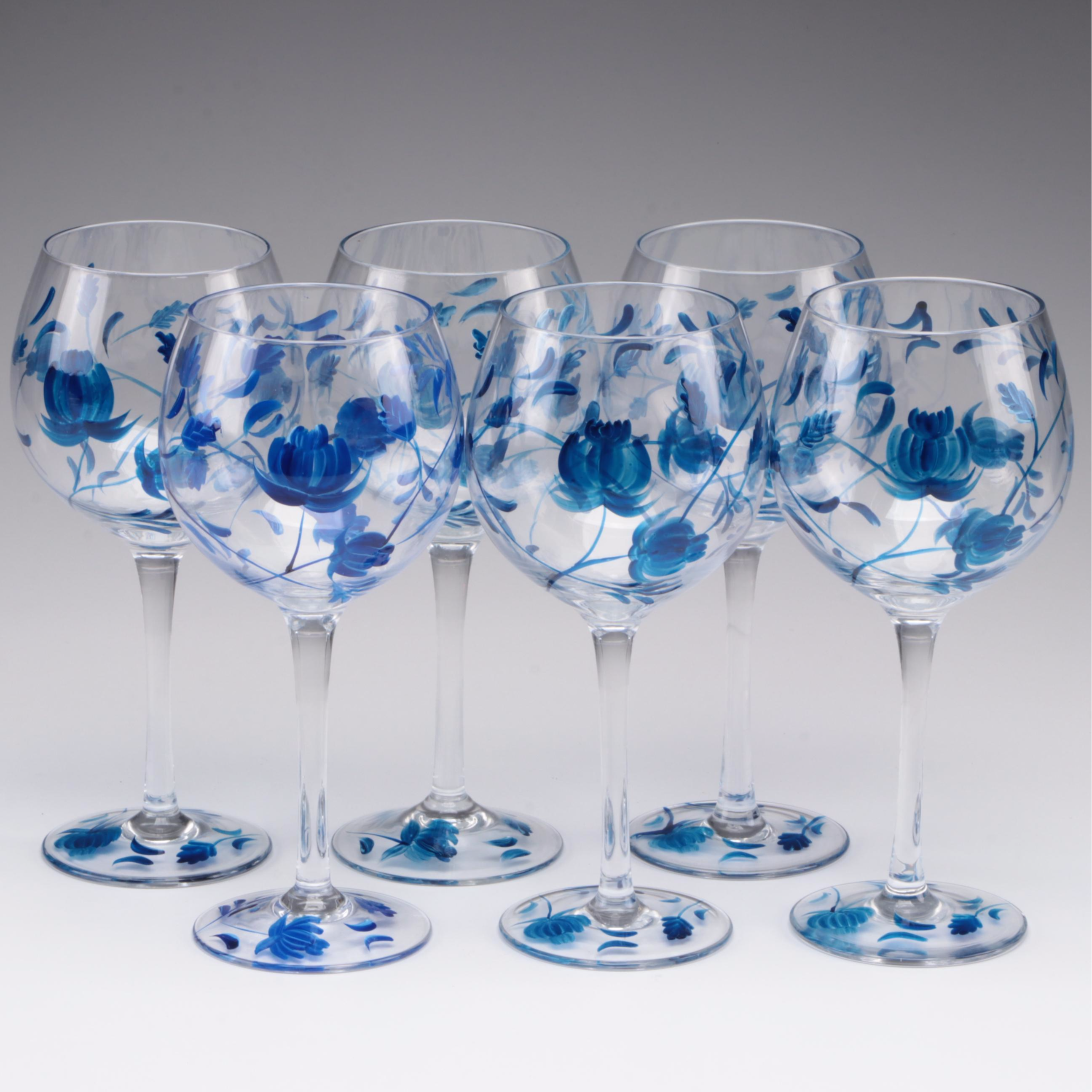 Painted Wine Glasses