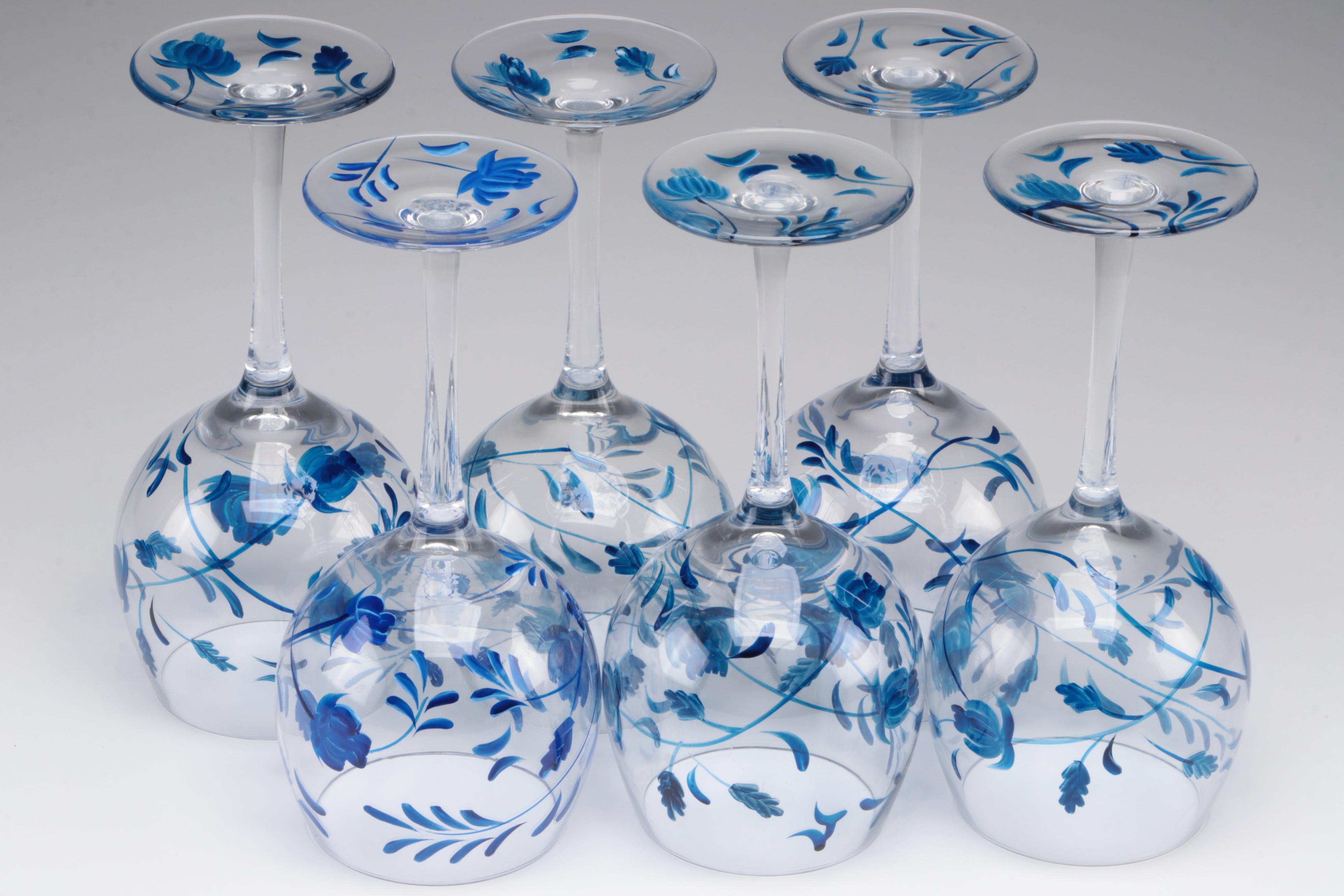 Painted Wine Glasses