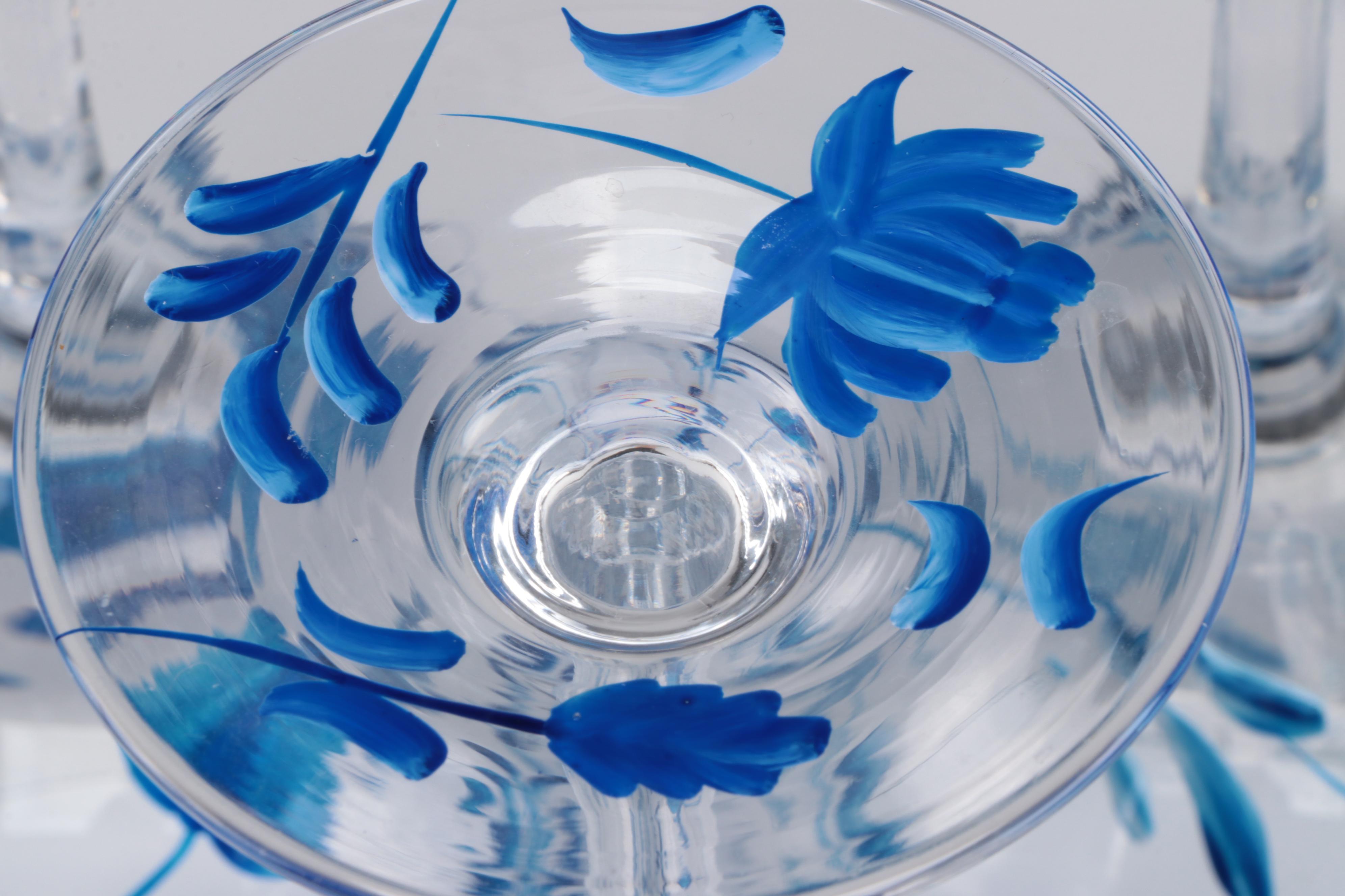 Painted Wine Glasses