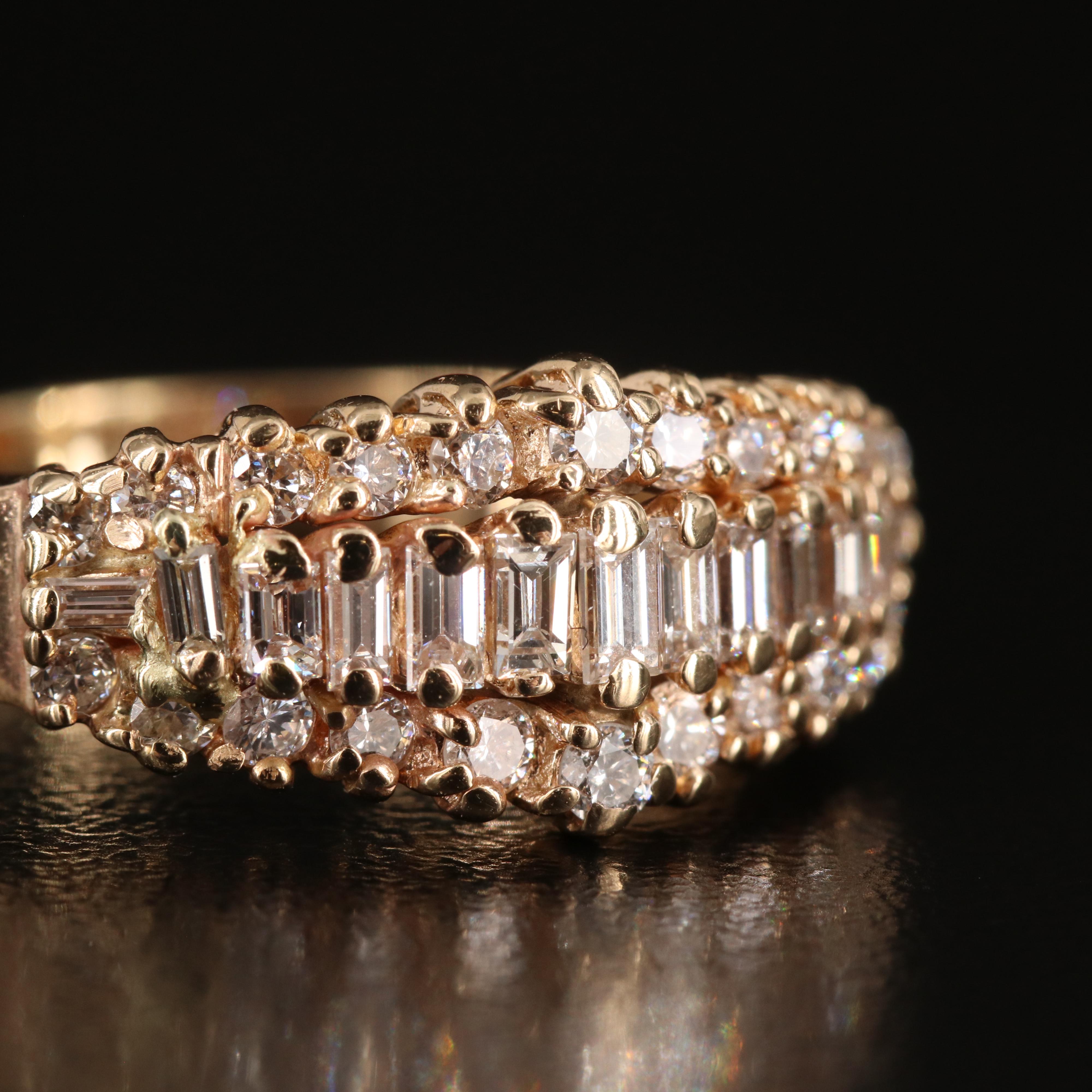 14K 0.80 CTW Diamond Ring