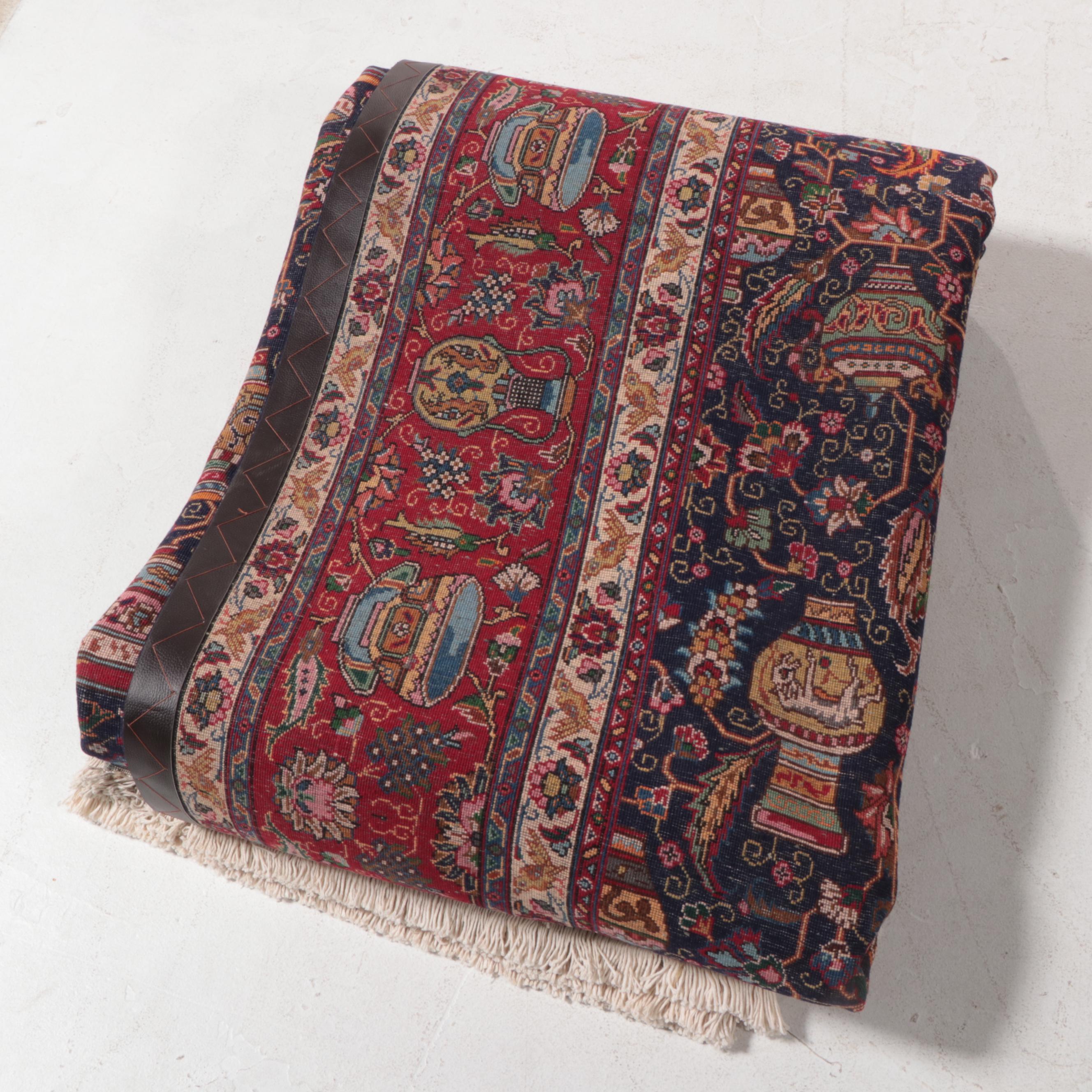 9'10 x 13'5 Hand-Knotted Indo-Persian Pictorial Area Rug