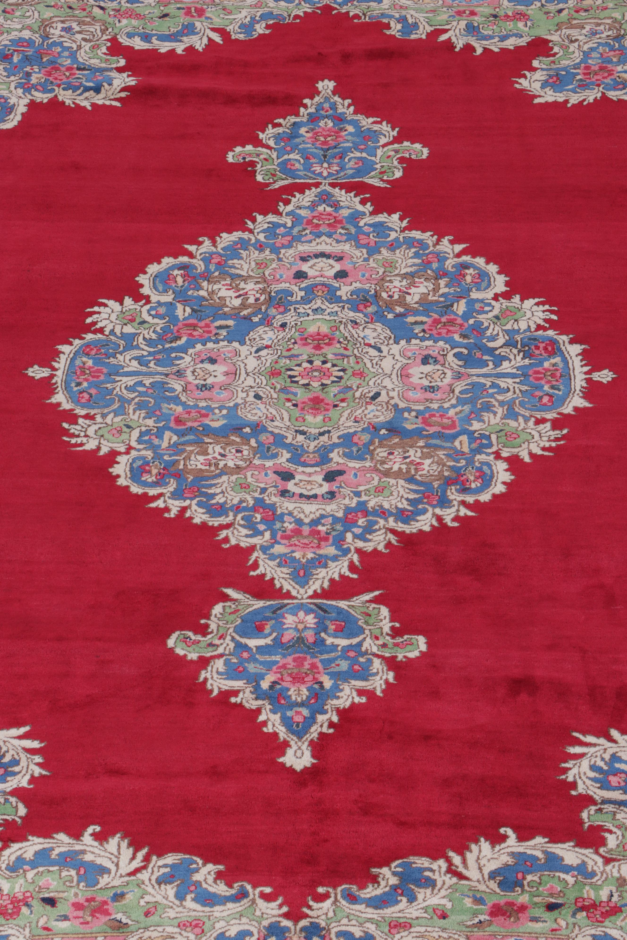 11'8 x 15'3 Hand-Knotted Indo-Persian American Sarouk Area Rug