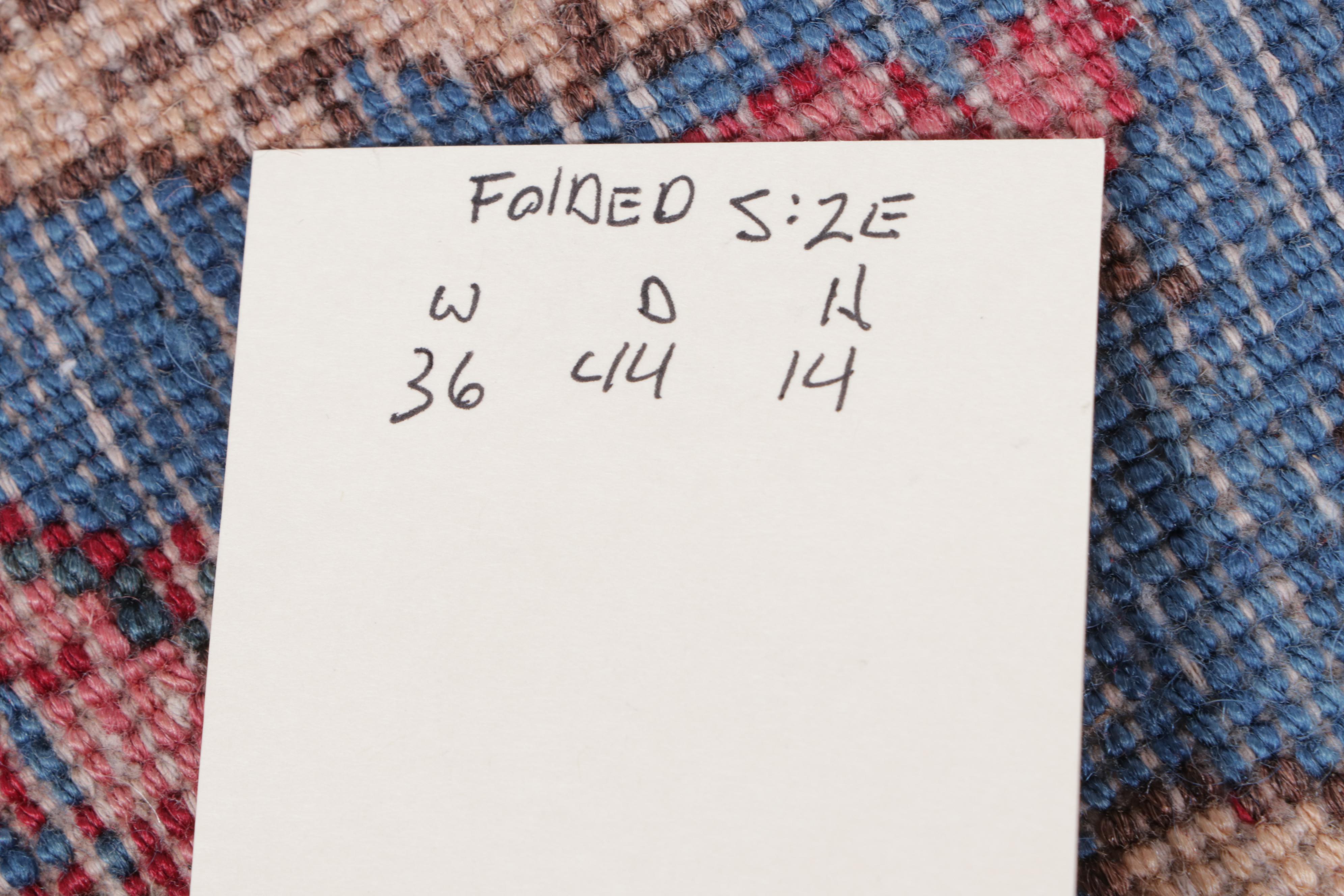 11'8 x 15'3 Hand-Knotted Indo-Persian American Sarouk Area Rug