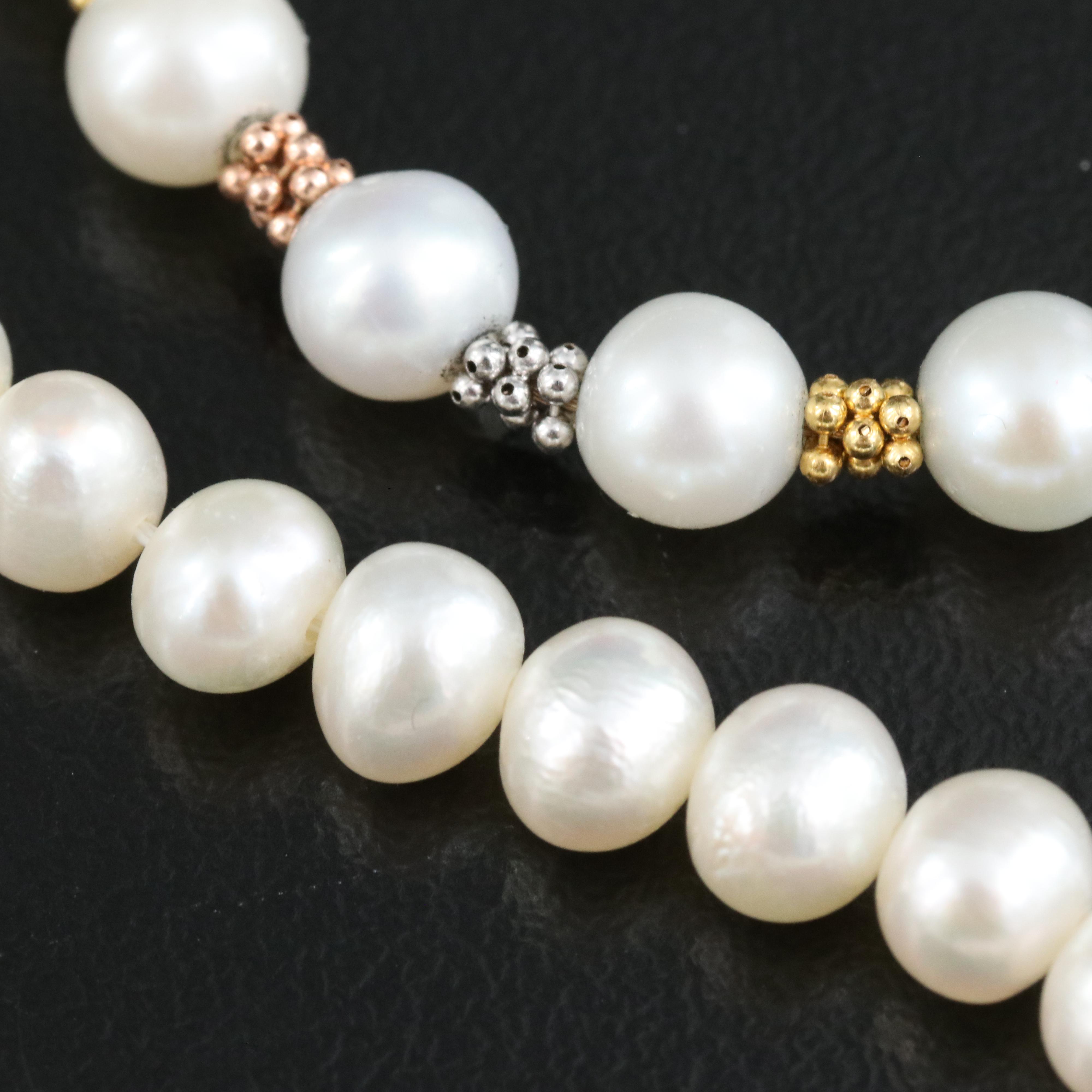 14K Pearl Bracelets