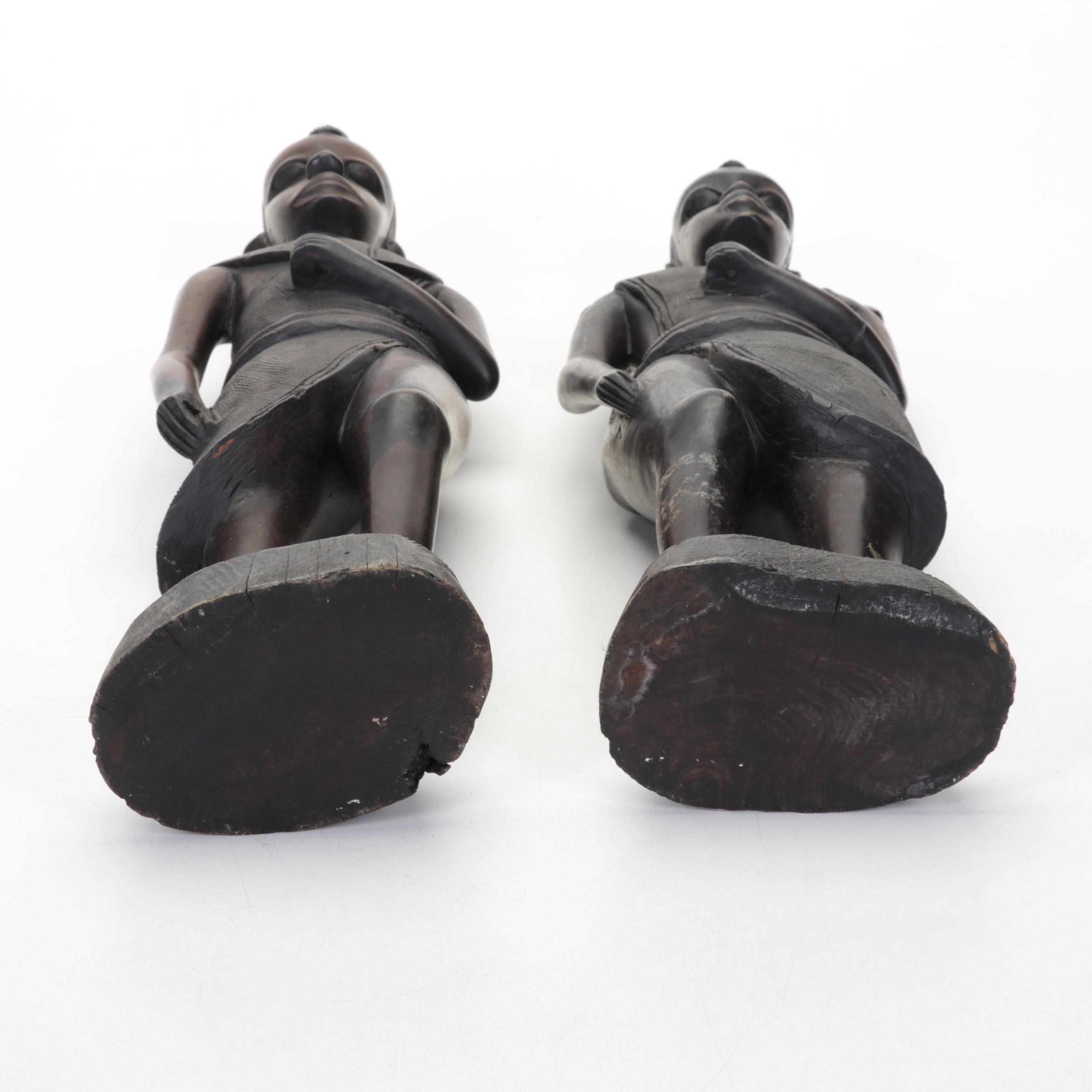 Carved Wood East African Sculptures and Figurines