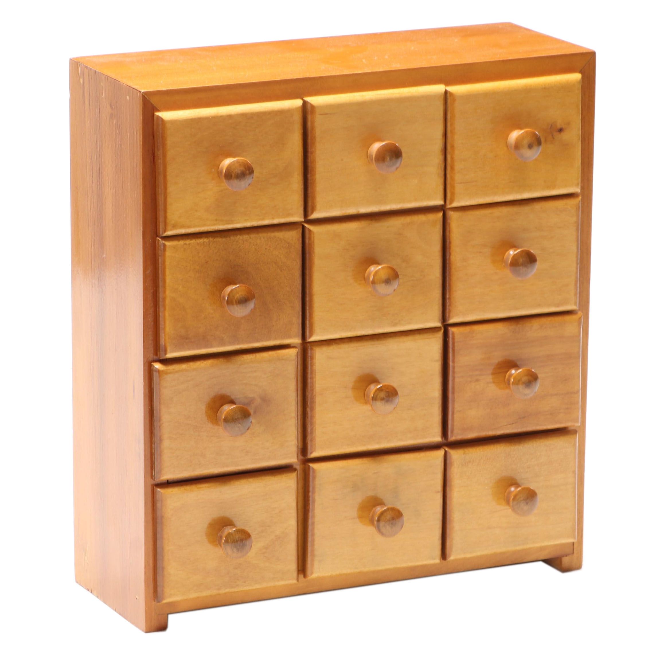 Pine and Cedar Spice Cabinet