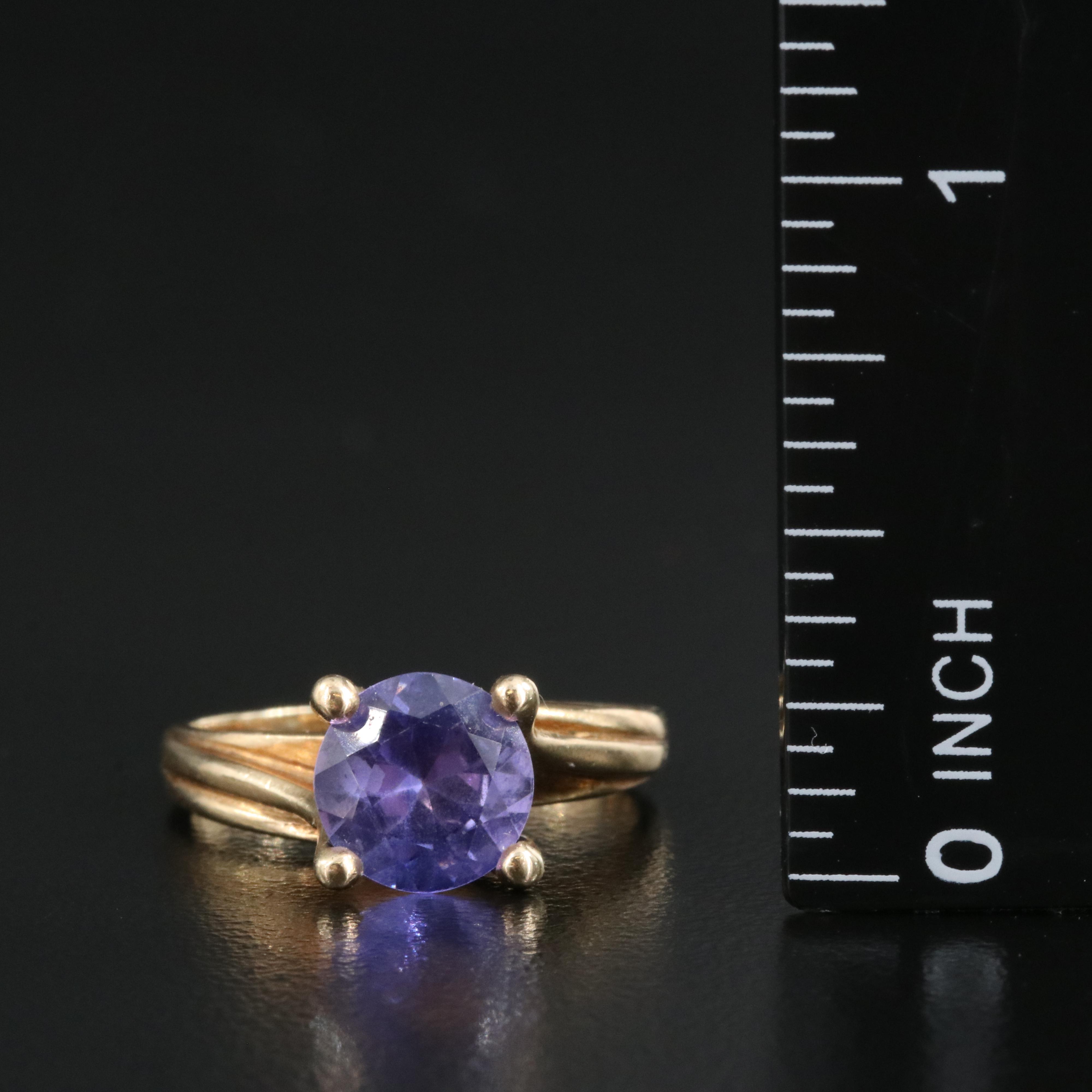 14K and 10K Rings Including Diamond, Color Changing Sapphire and Cubic Zirconia