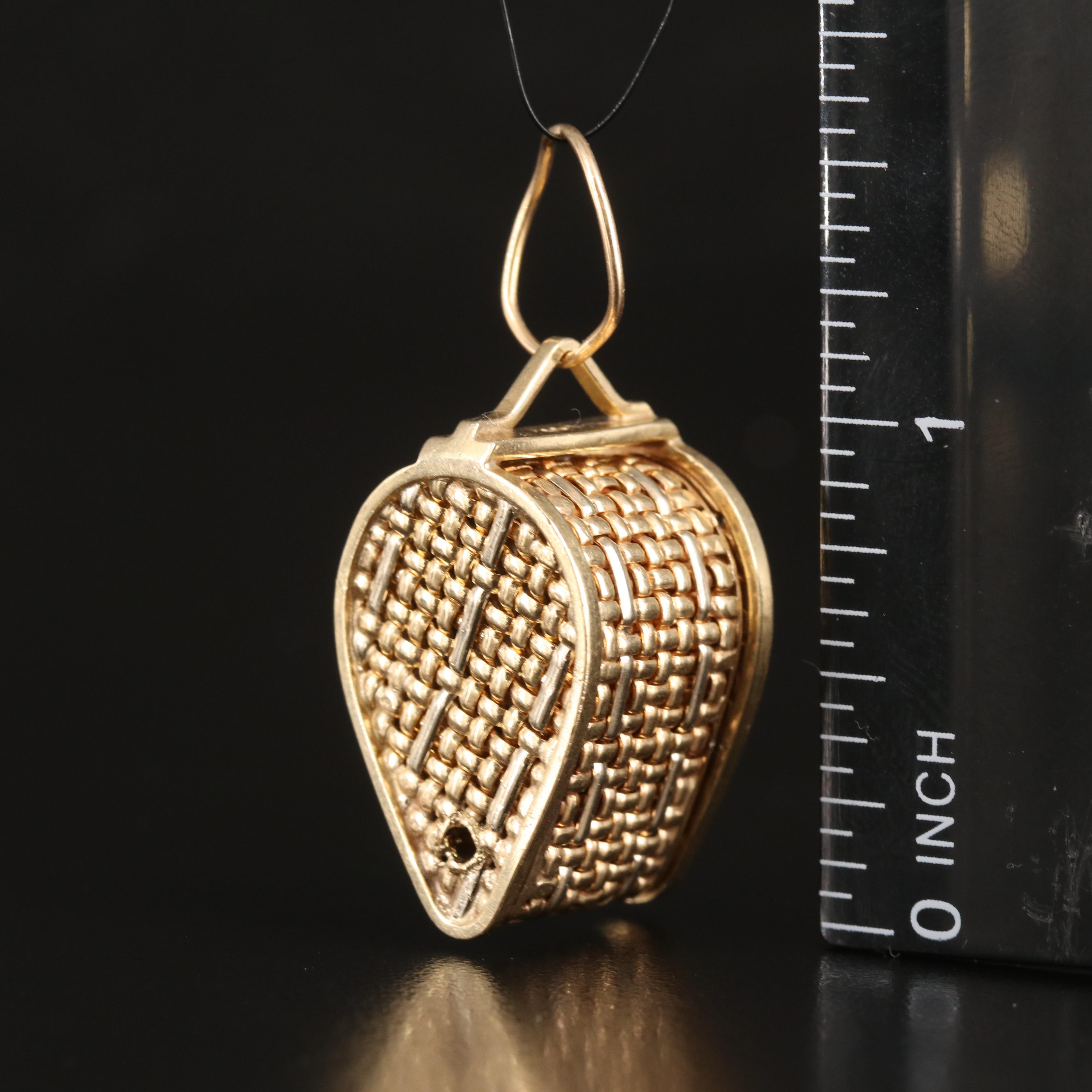 14K Jewelers Loupe with Basket Weave Pattern