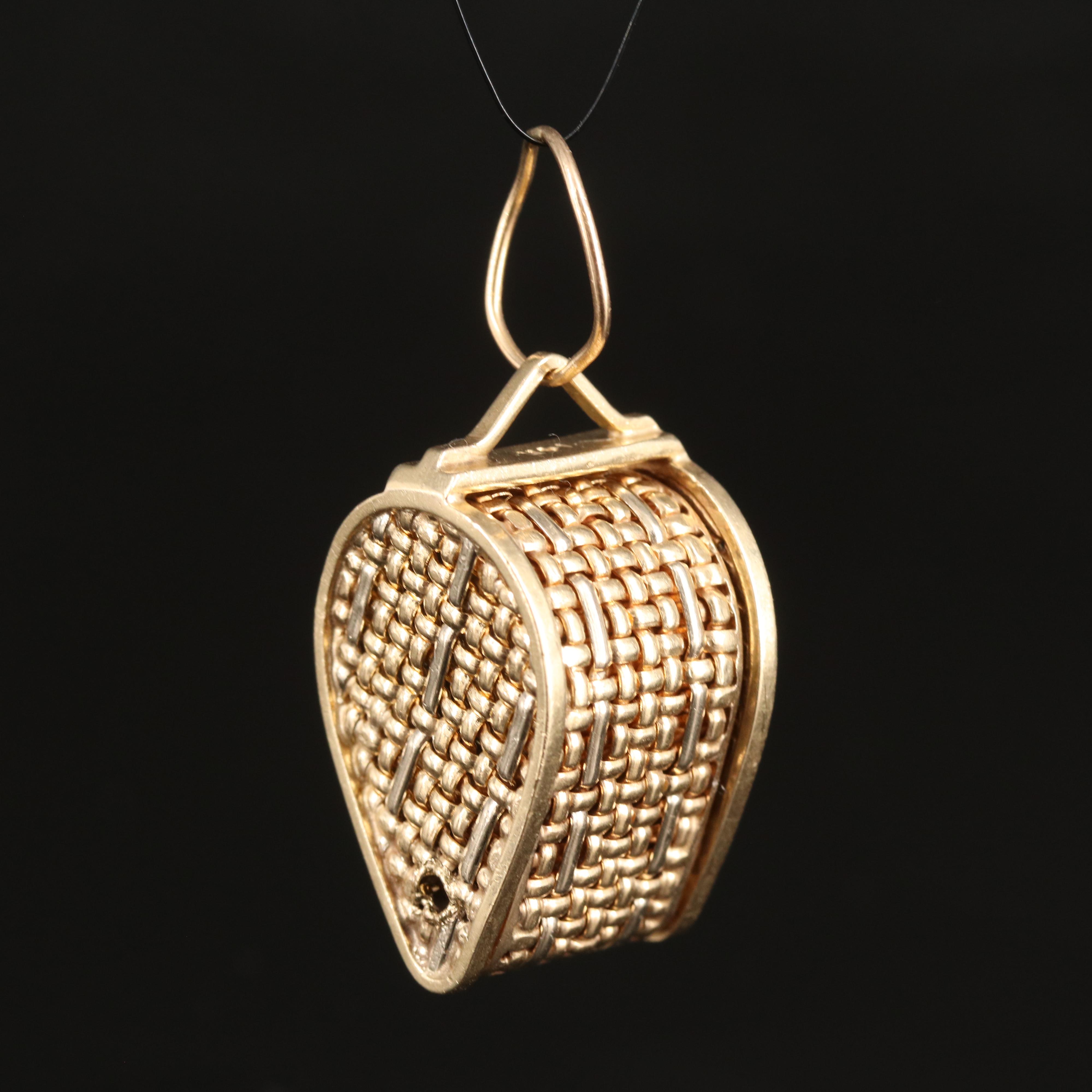 14K Jewelers Loupe with Basket Weave Pattern
