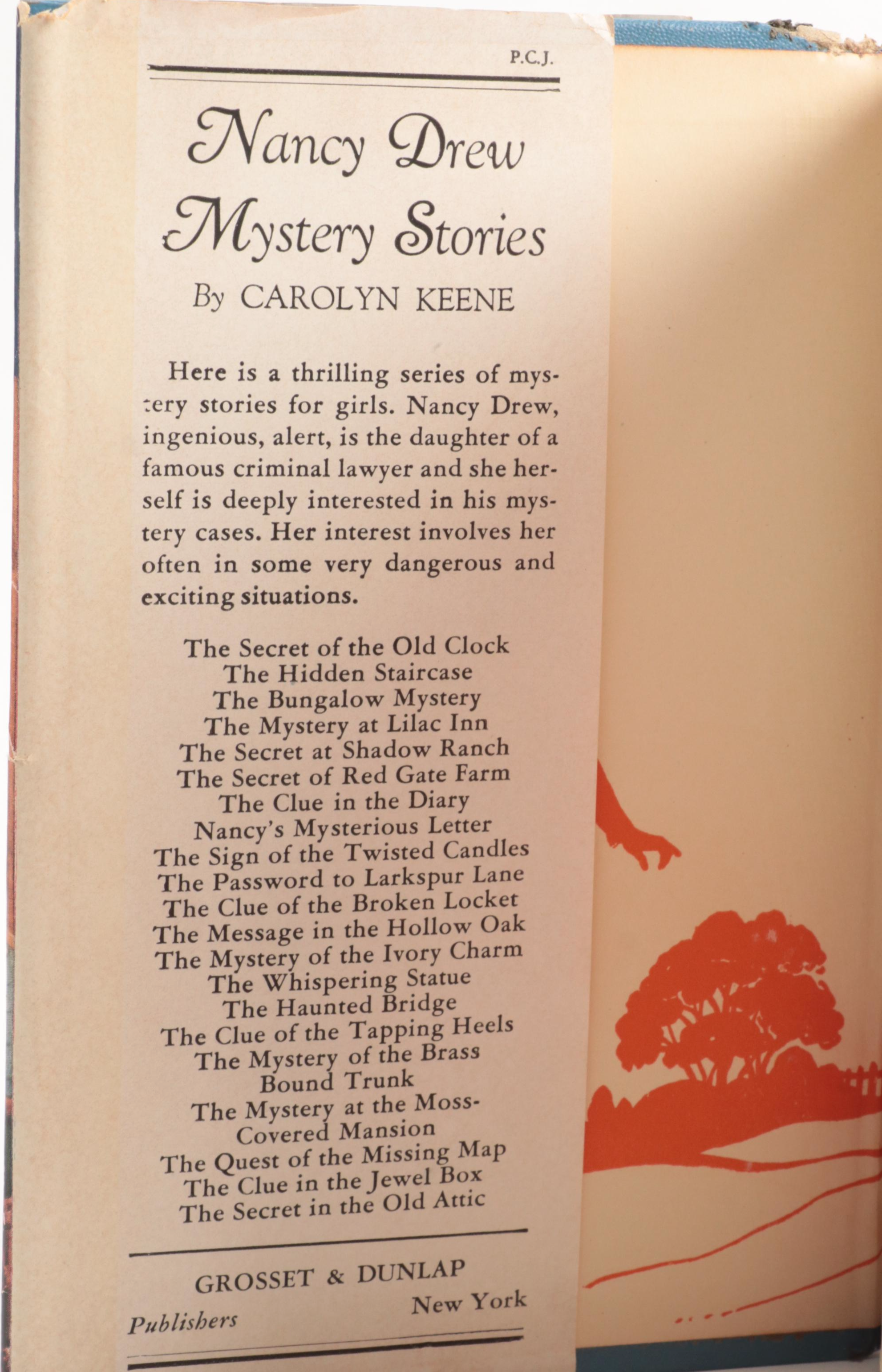 "Nancy Drew" Mystery Series by Carolyn Keene, 1932–1946