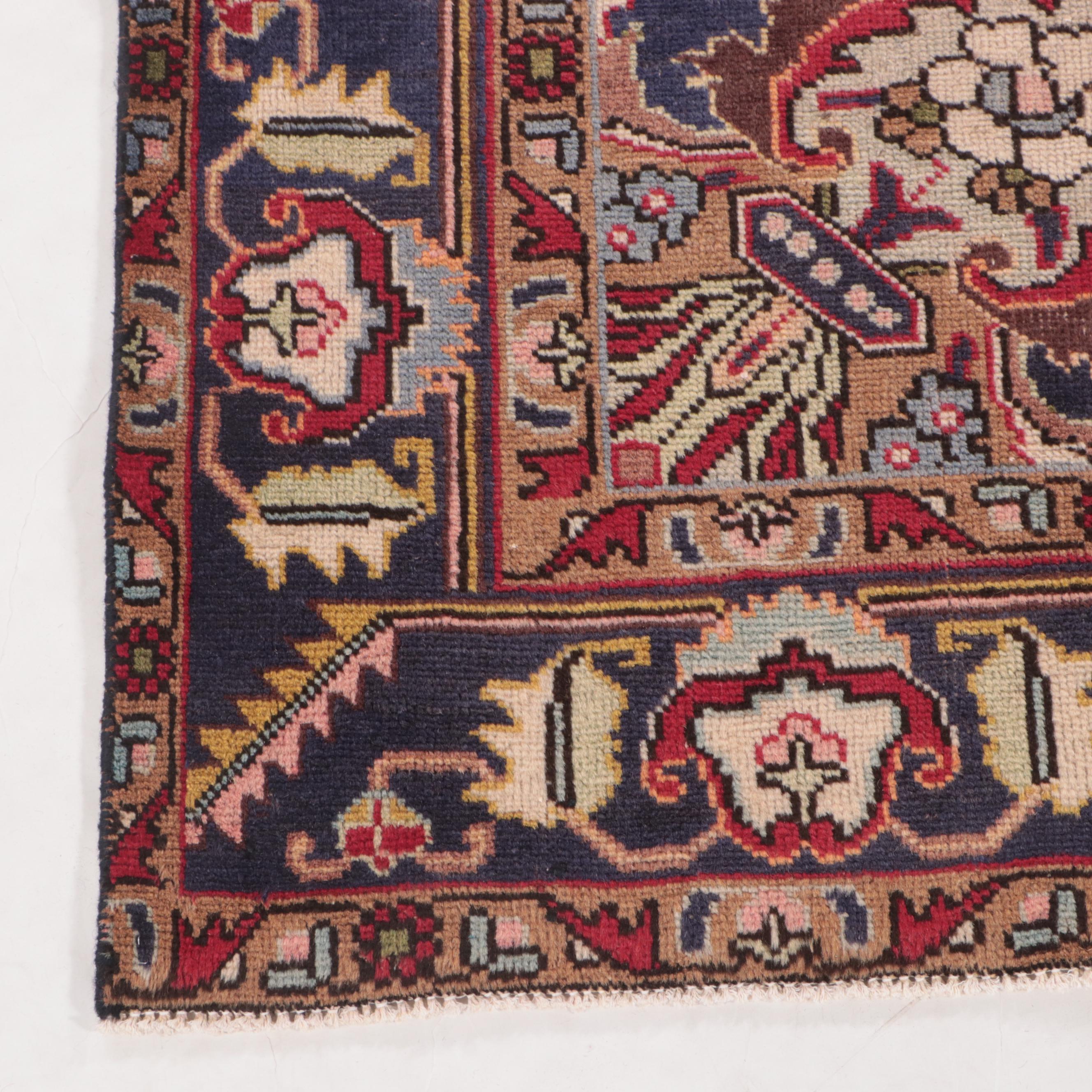 6'7 x 9'5 Hand-Knotted Persian Tabriz Area Rug