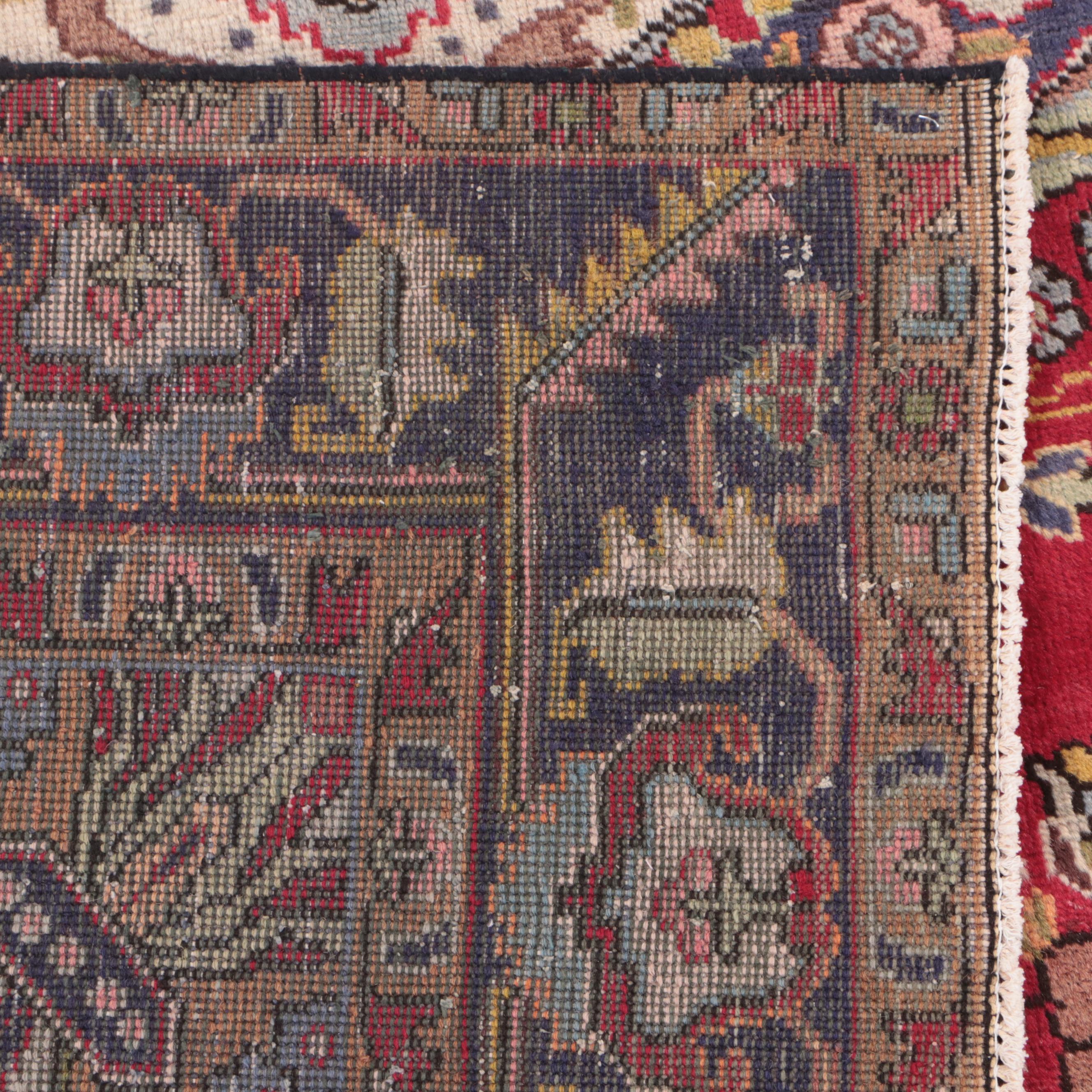 6'7 x 9'5 Hand-Knotted Persian Tabriz Area Rug