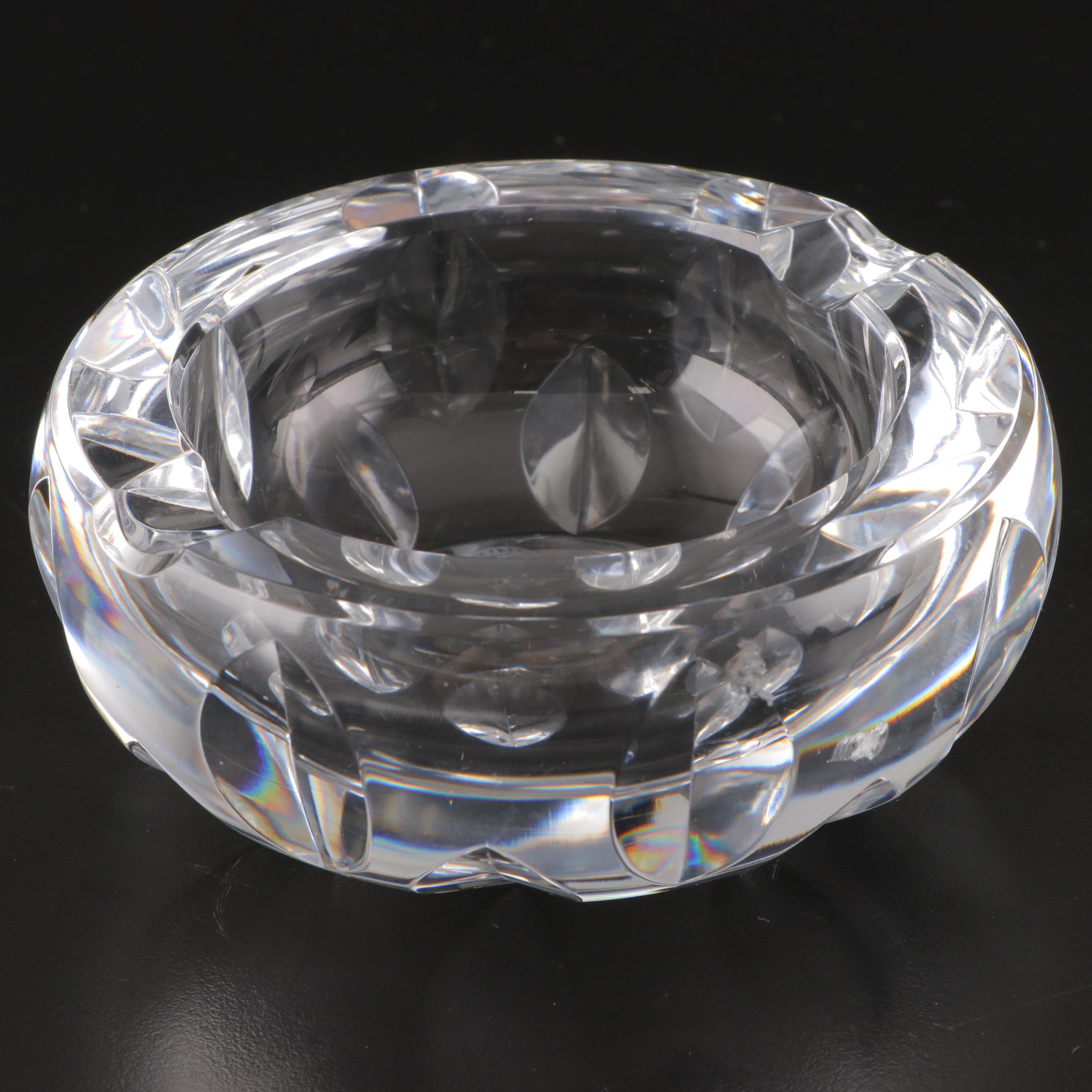 Baccarat Crystal Ash Tray