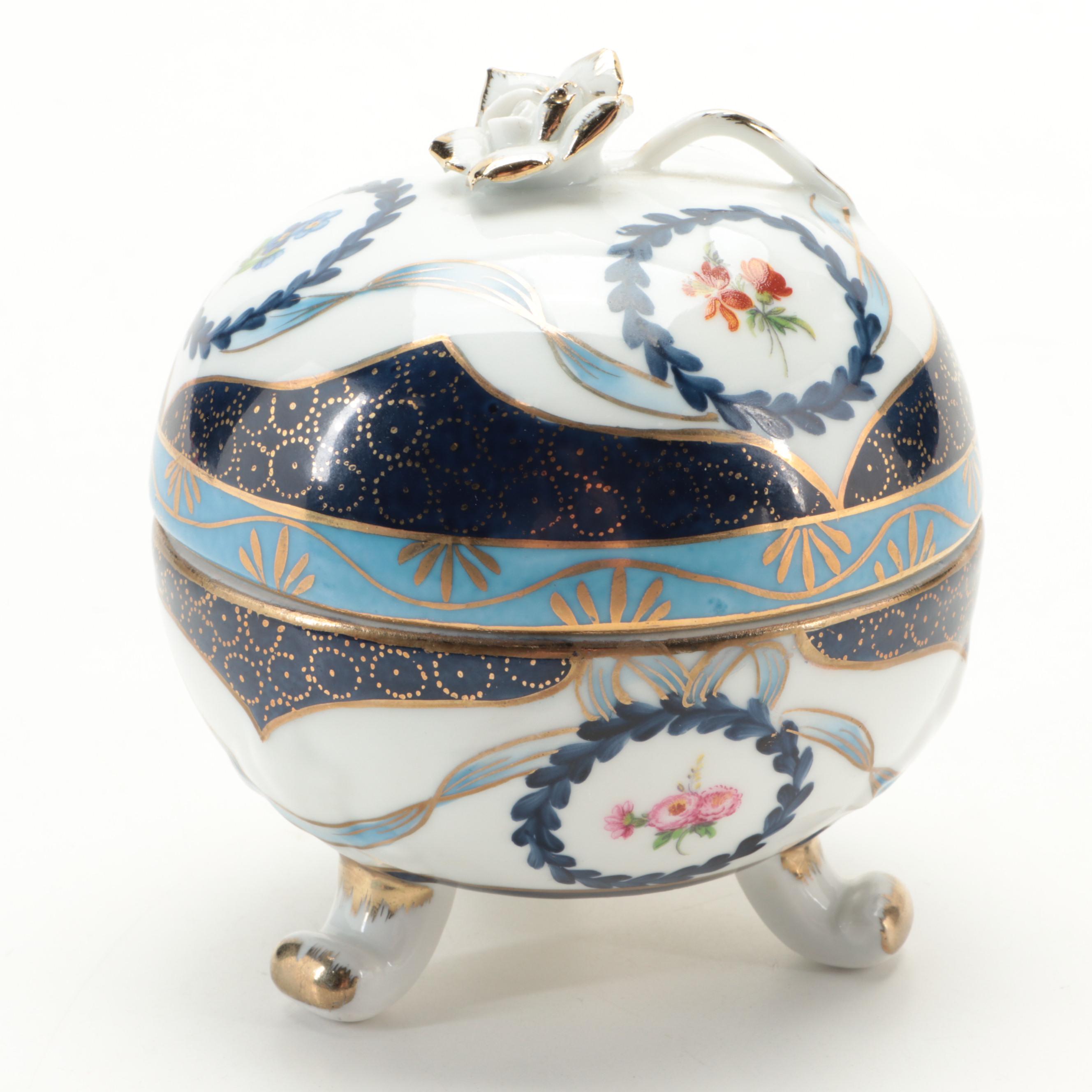 European White Stain Glass Hand-Painted Bottle Vase with Other Décor