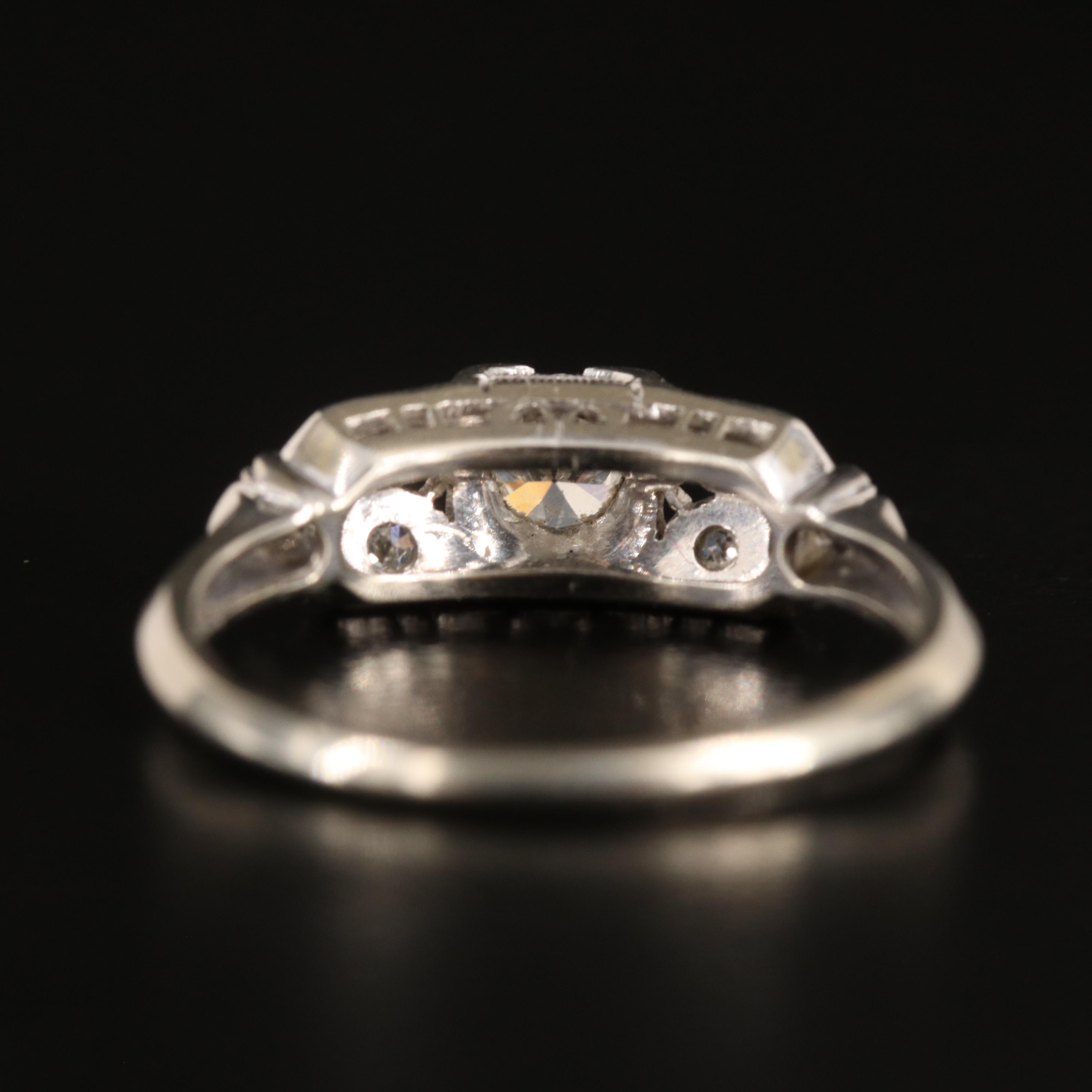 Antique 18K 0.32 CTW Diamond Ring
