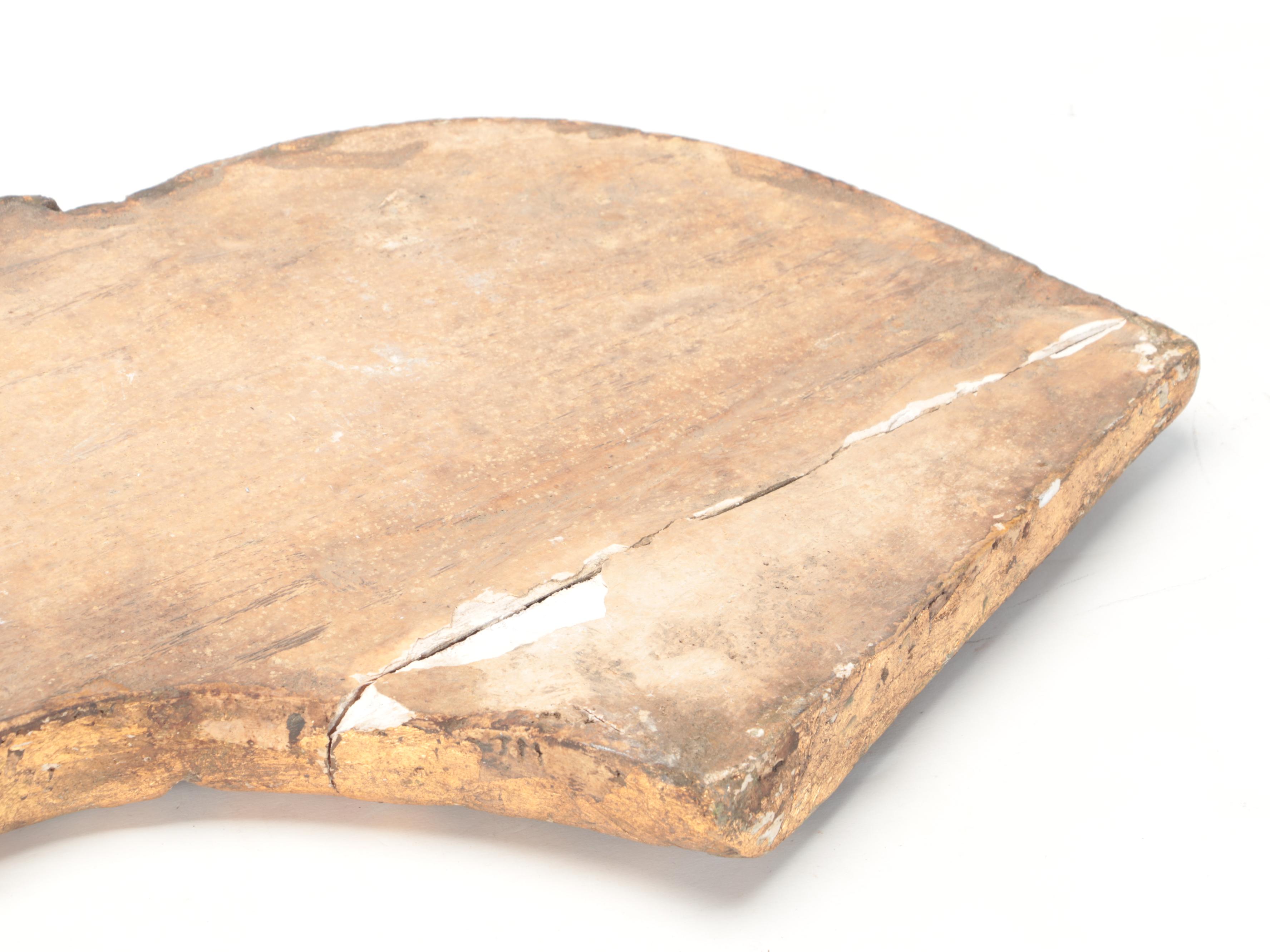 Spanish Colonial Style Carved Giltwood Angel Wing