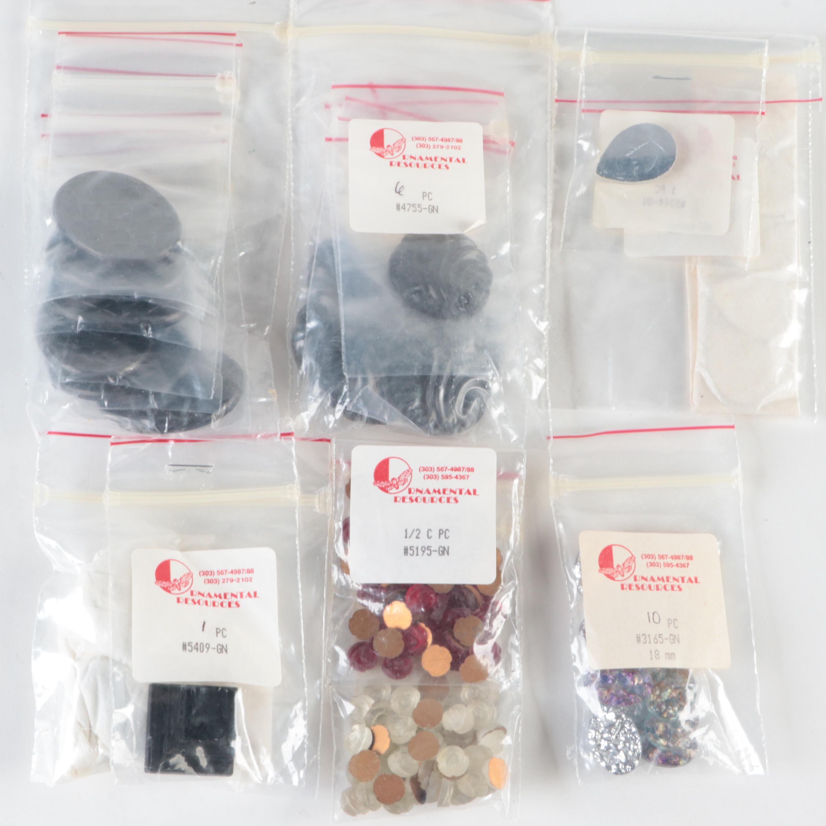 Acrylic, Shell, Wood, Resin and More Beads