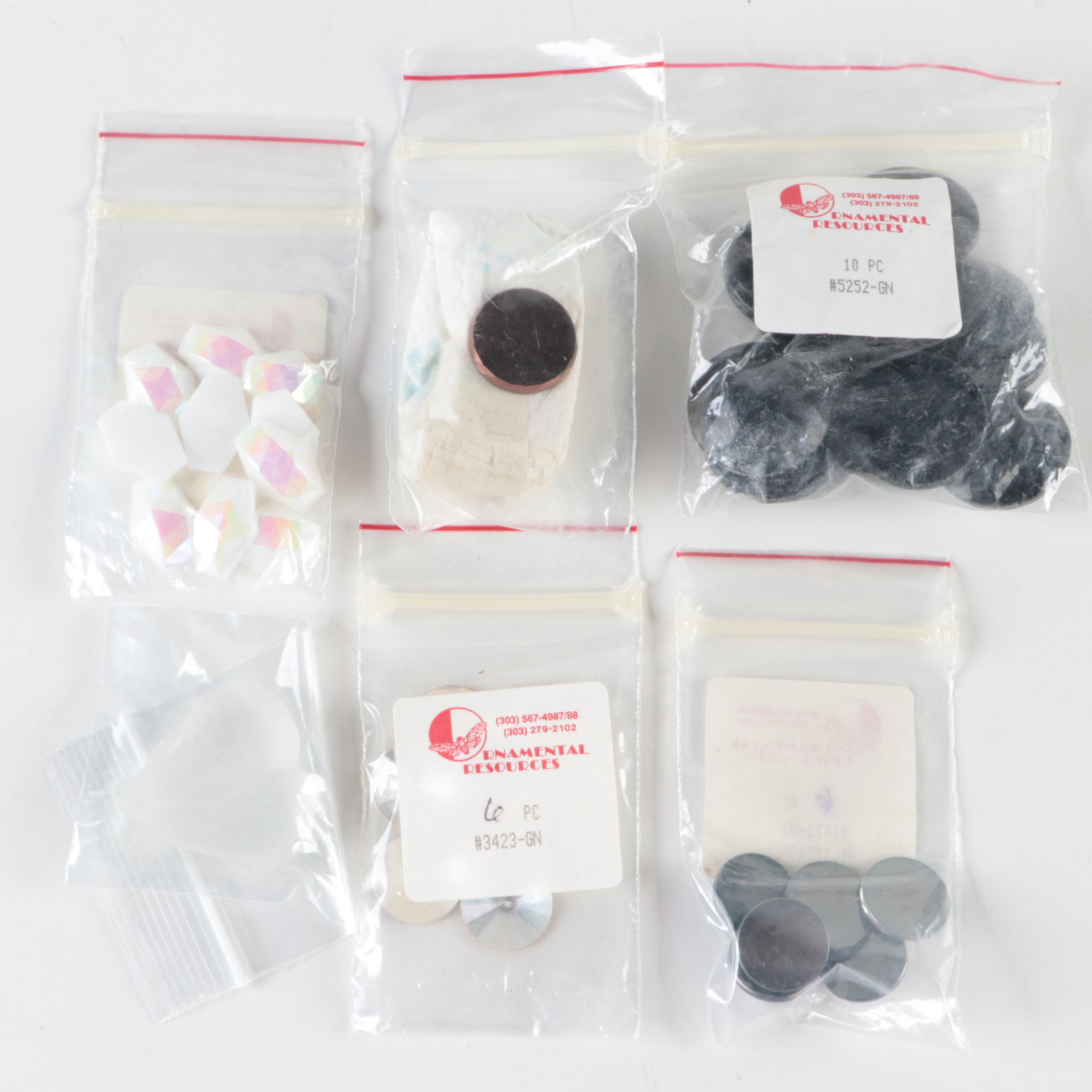 Acrylic, Shell, Wood, Resin and More Beads