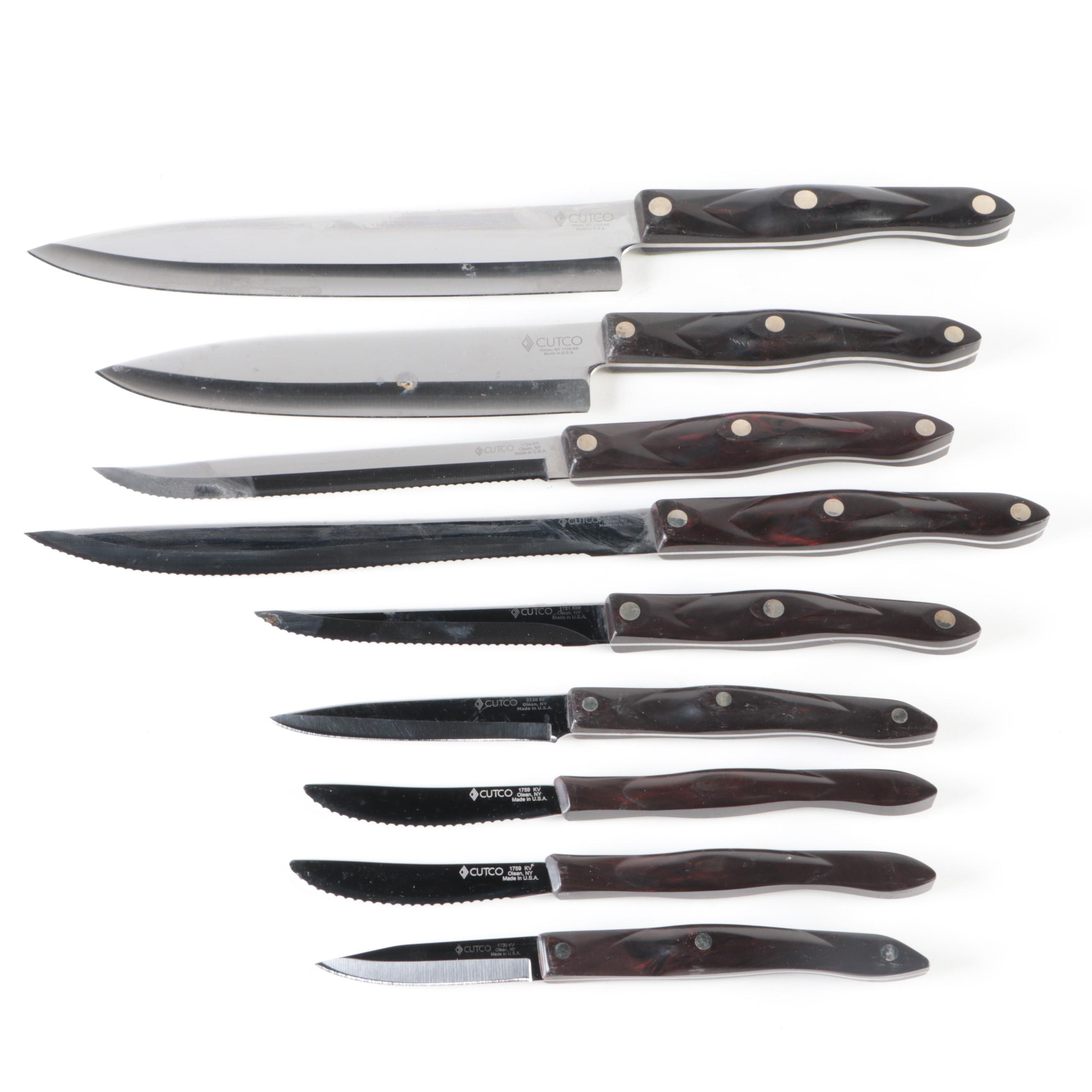 Cutco Stainless Steel Chef's Knives and Cutlery