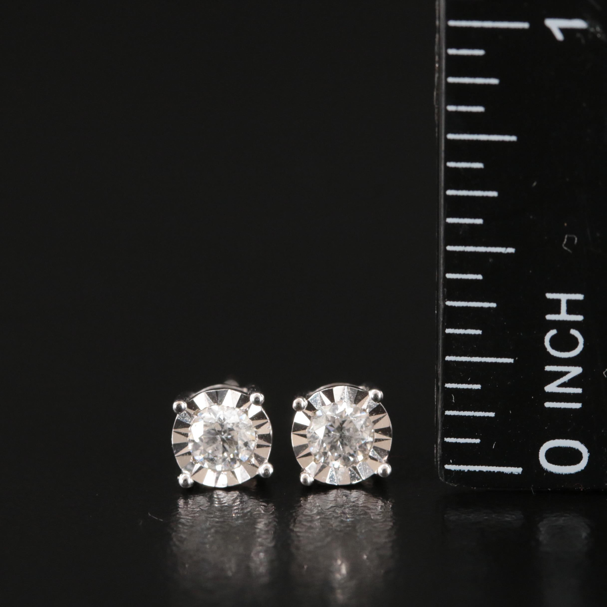 14K 0.45 CTW Diamond Stud Earrings