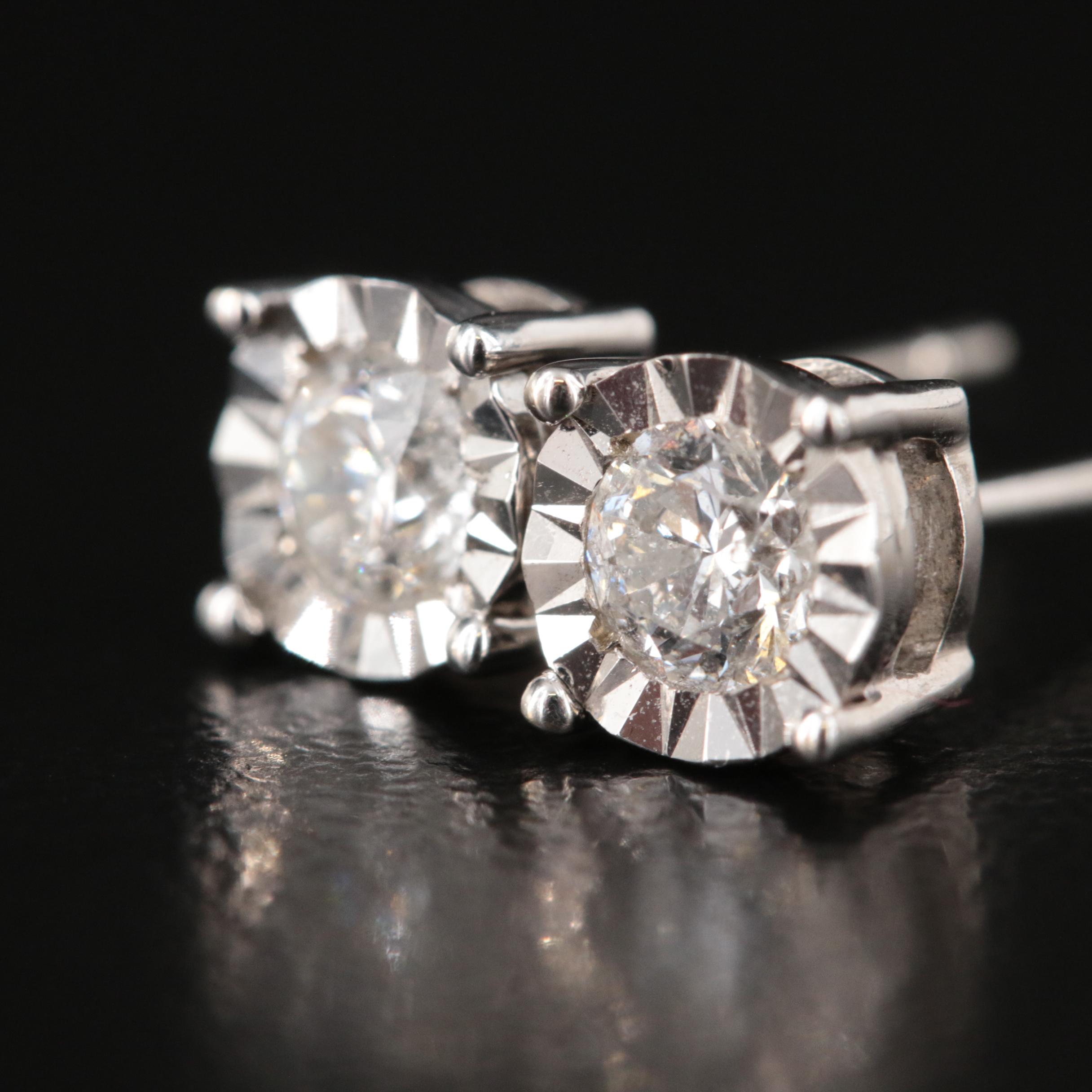 14K 0.45 CTW Diamond Stud Earrings