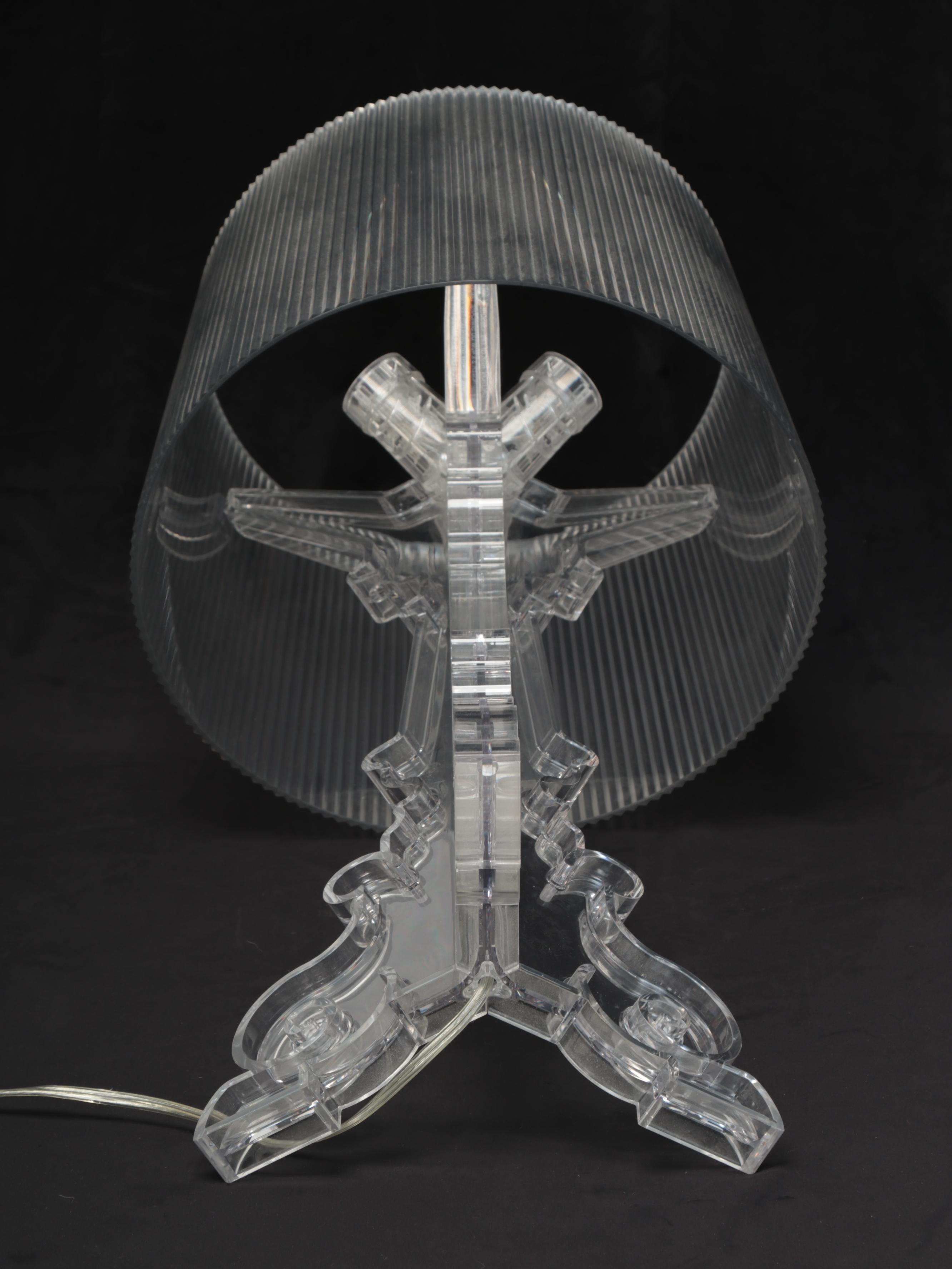 Ferruccio Laviani for Kartell "Bourgie" Acrylic Ghost Table Lamp