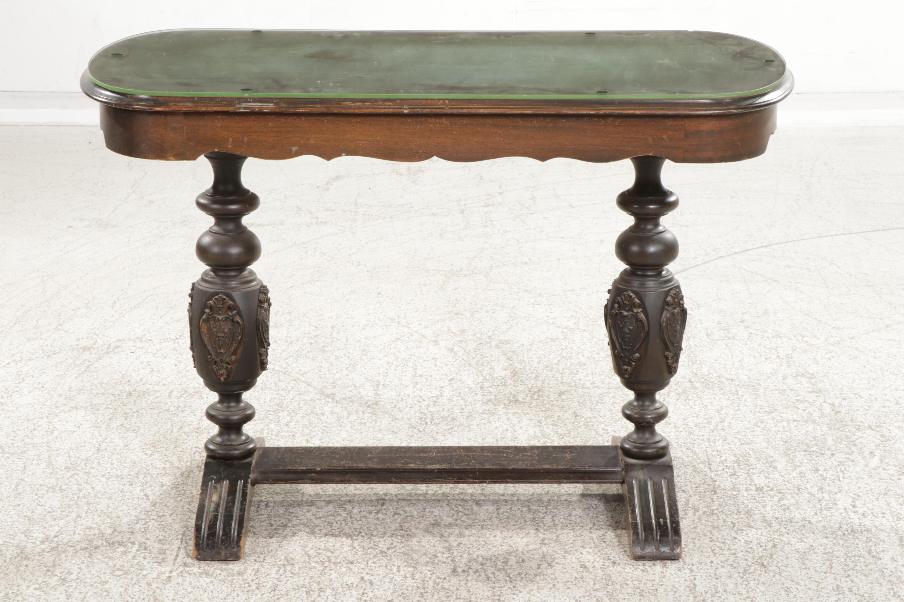 Mersman Bros. & Brandts Co. Renaissance Revival Mahogany Console Table, c. 1910
