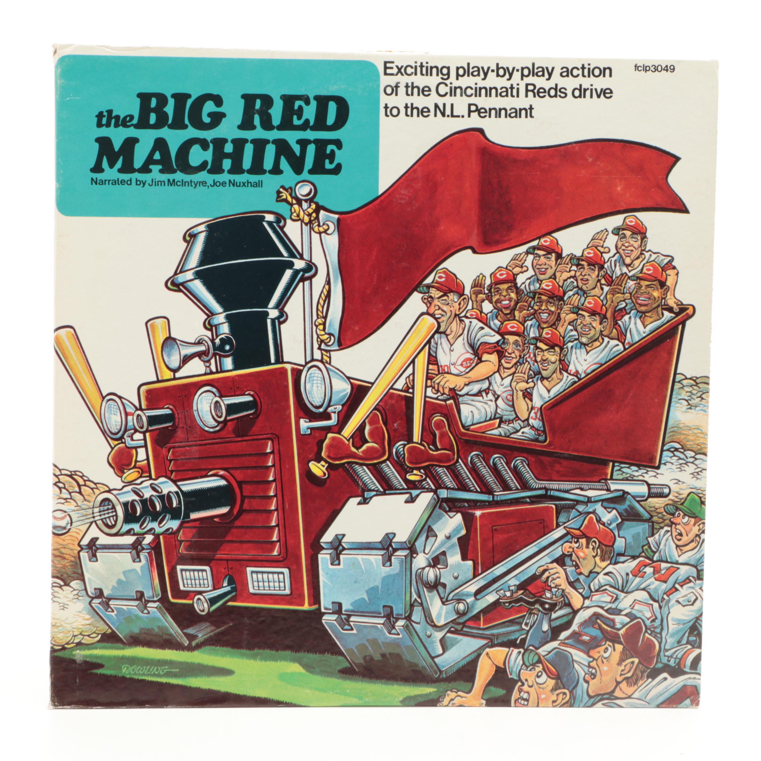 Cincinnati Reds Framed Prints, Ashtray, Record, More Memorabilia, Late 20th C.