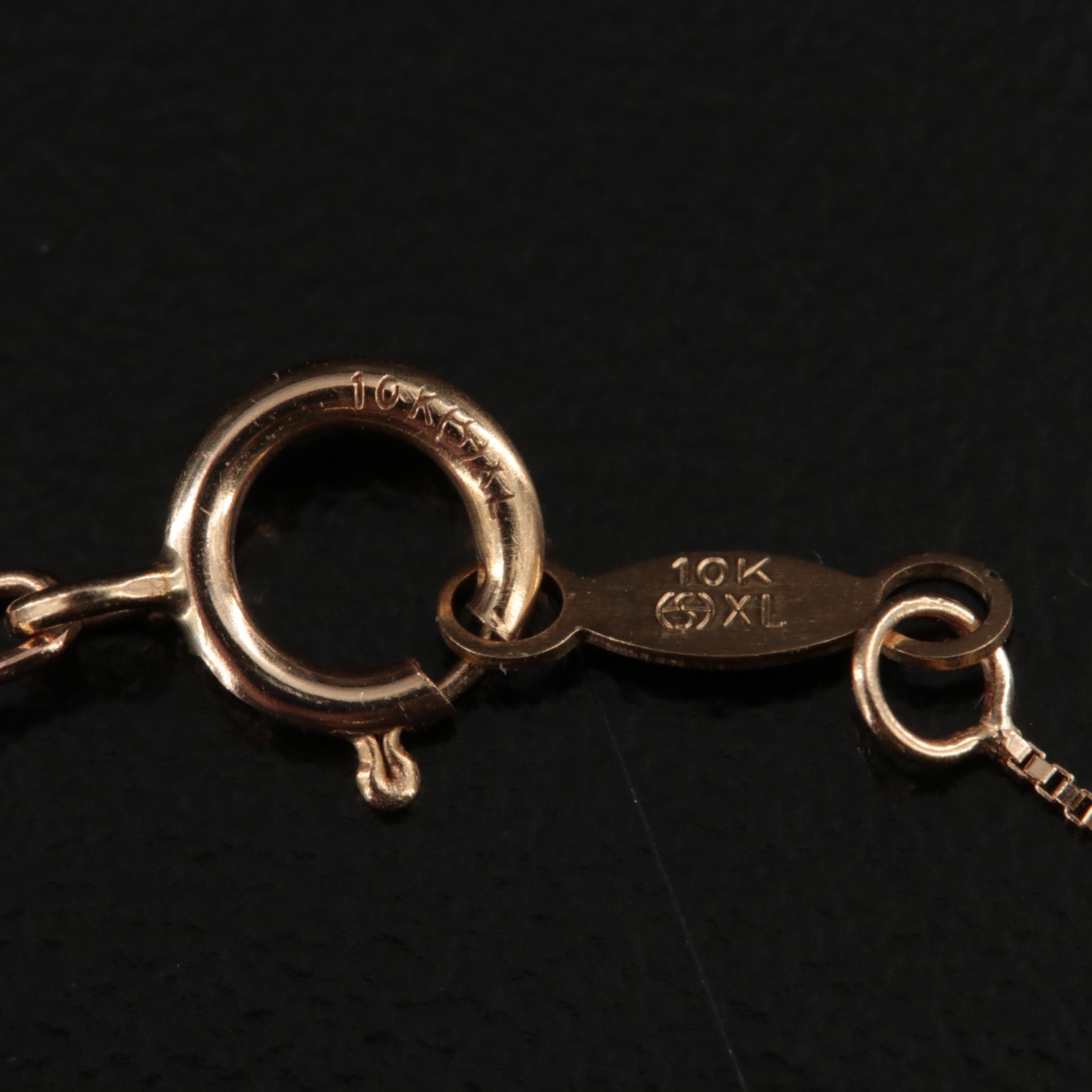 10K 0.84 CTW Diamond Heart Pendant Necklace