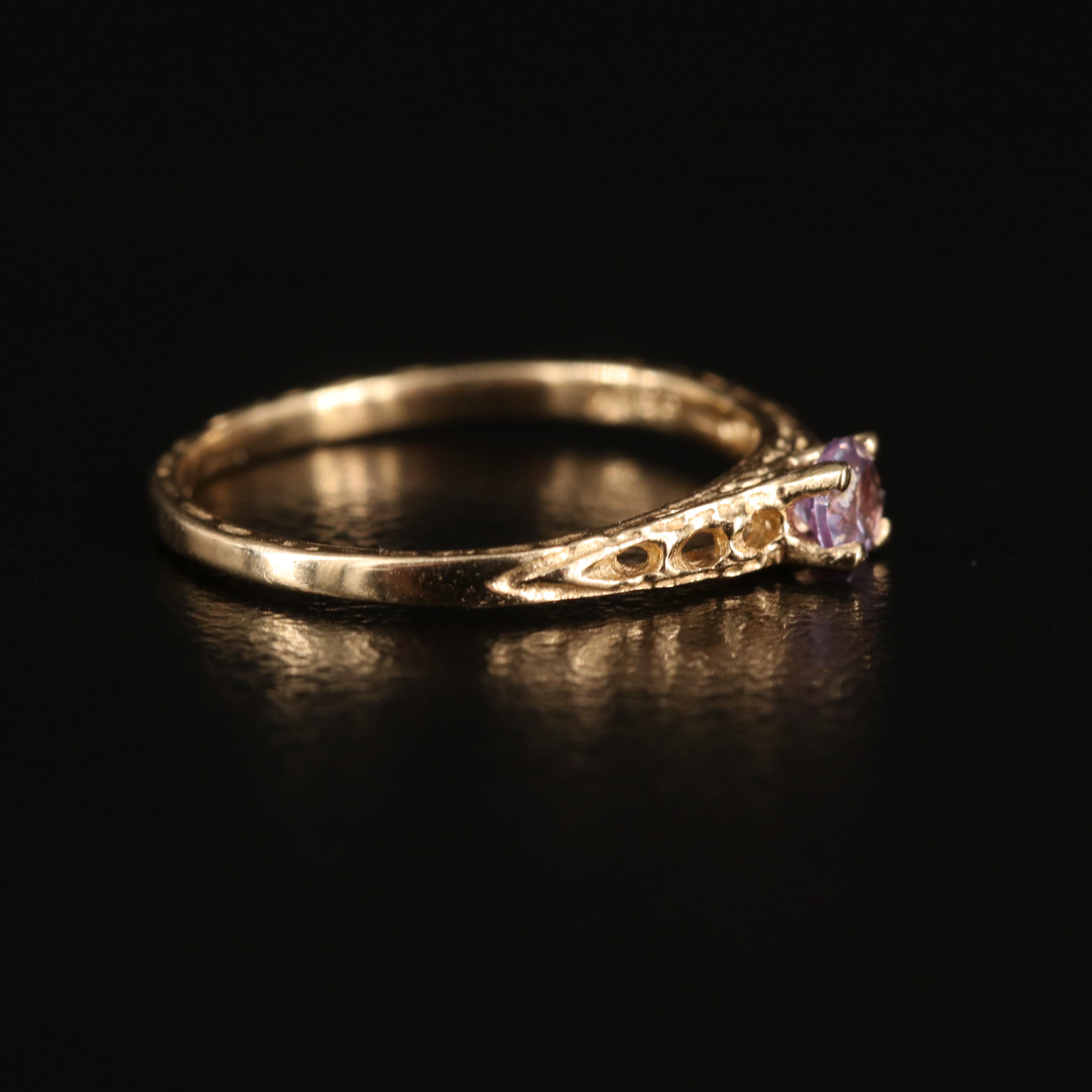 14K Color Change Sapphire Baby Ring and Royal Caribbean Logo Pendant