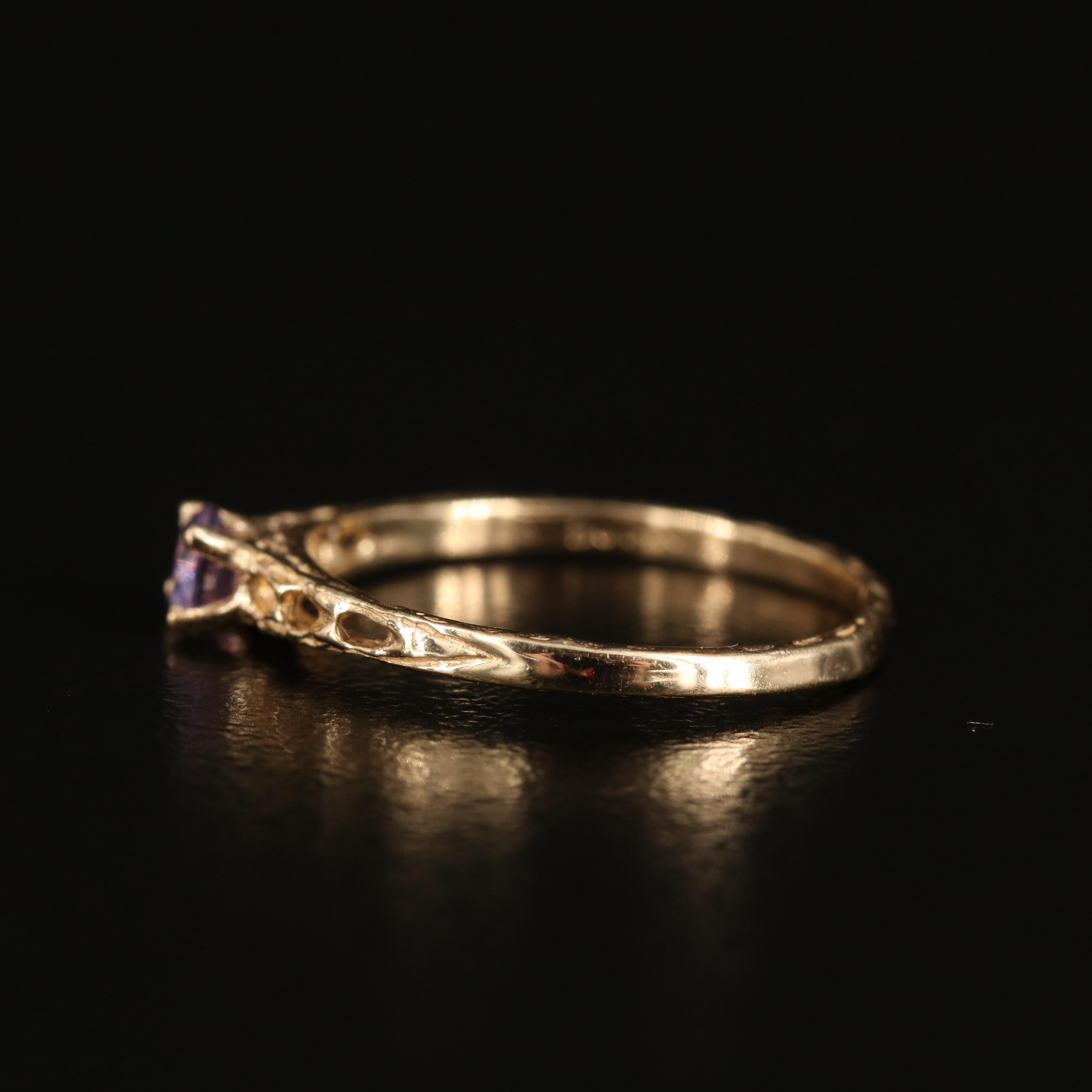 14K Color Change Sapphire Baby Ring and Royal Caribbean Logo Pendant