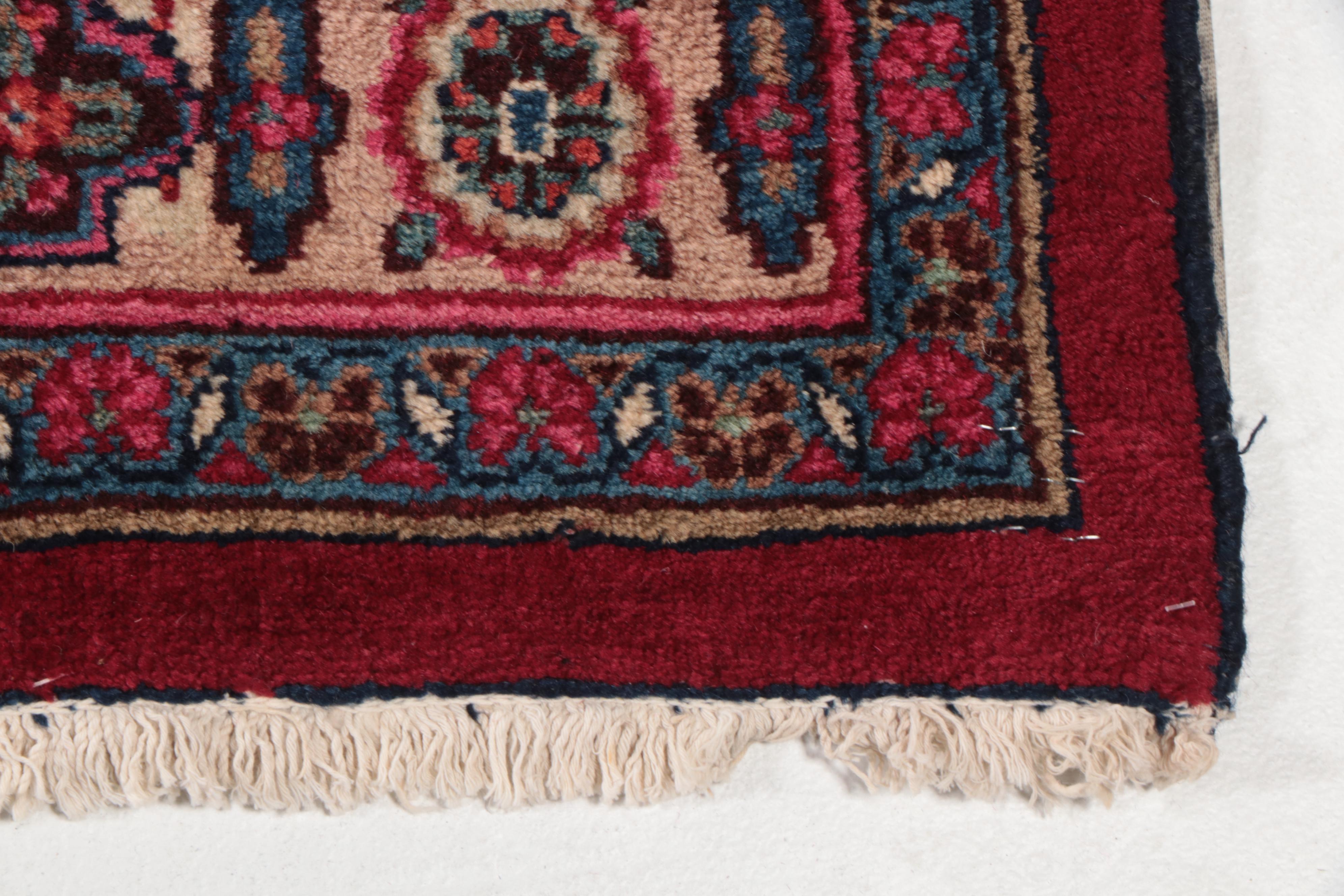 13'7 x 18' Hand-Knotted Persian Hamadan Room Sized Rug