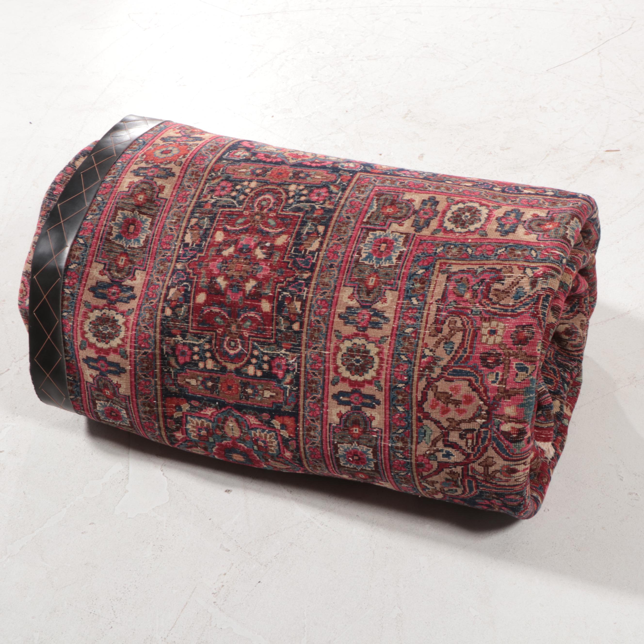 13'7 x 18' Hand-Knotted Persian Hamadan Room Sized Rug