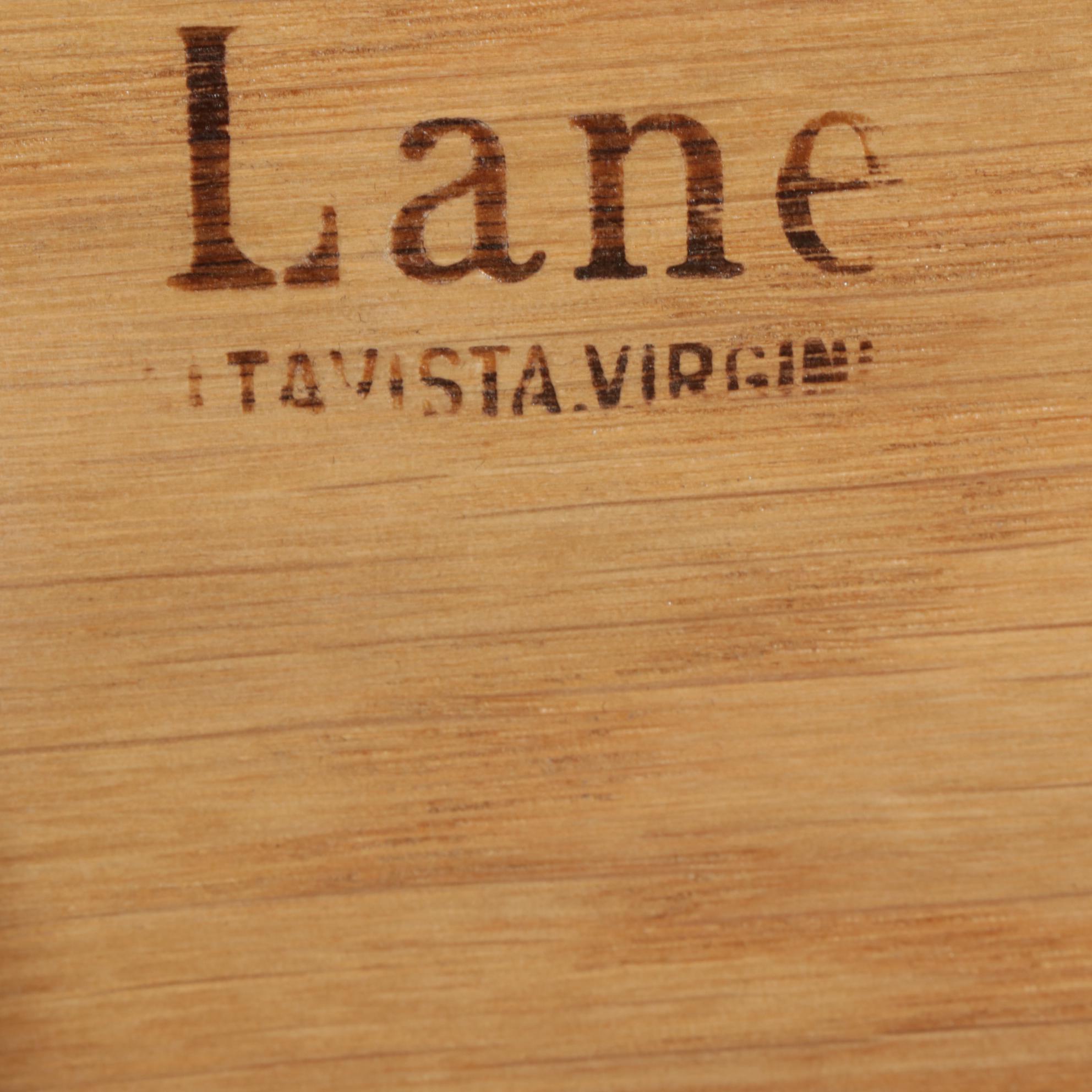 Lane Queen Anne Style Walnut Side Table, Late 20th Century