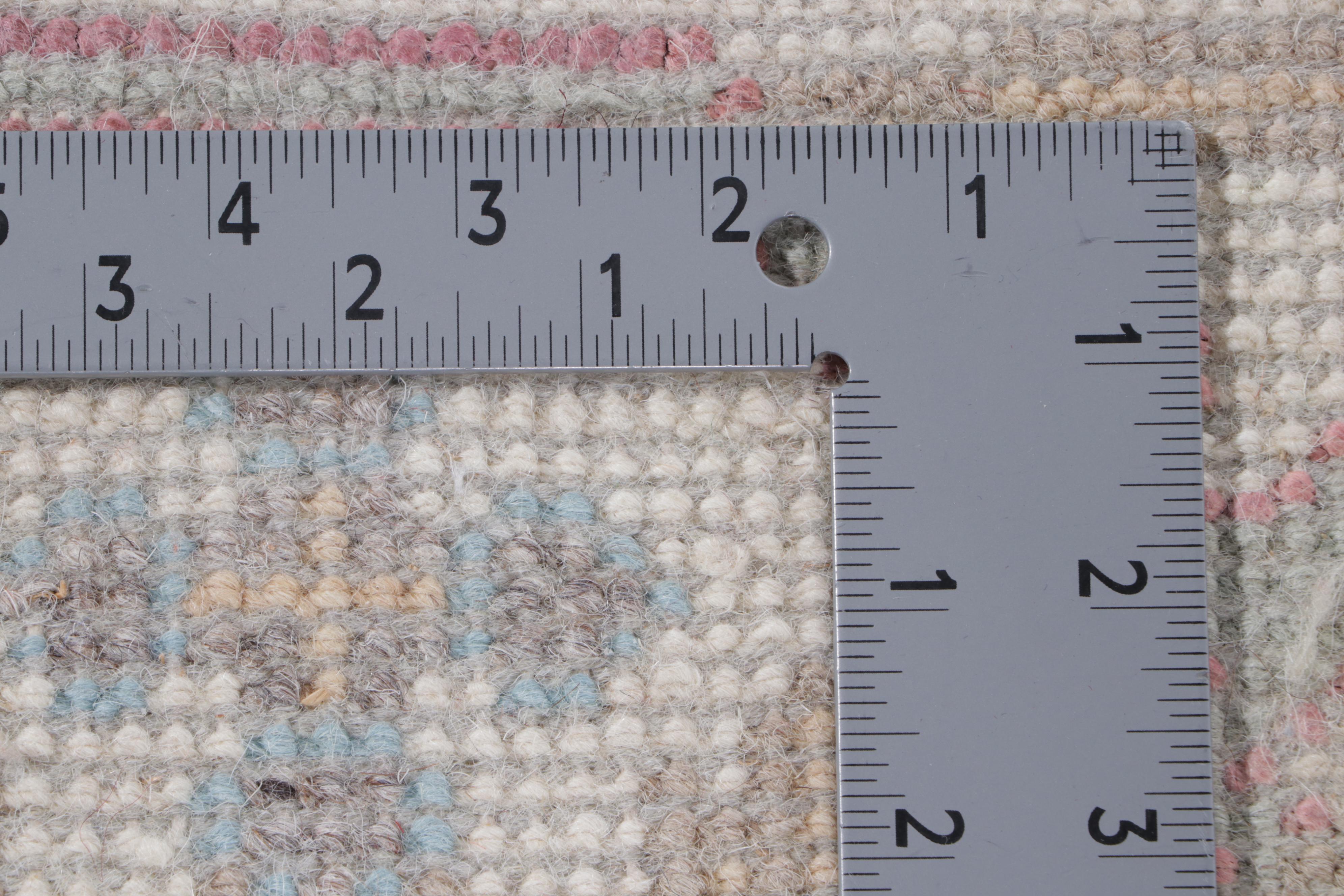 2'6 x 6'11 Hand-Knotted Indo-Turkish Oushak Carpet Runner