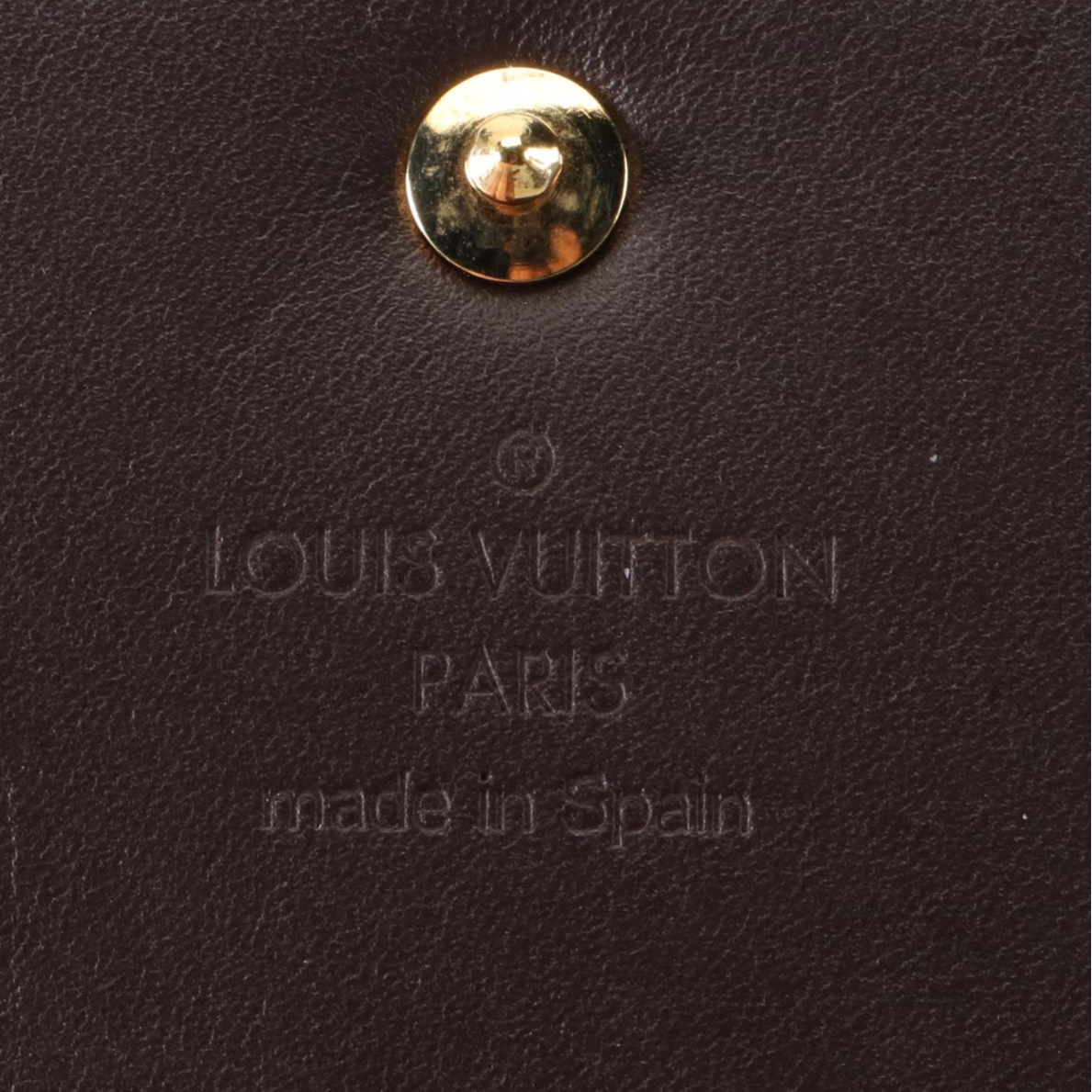 Louis Vuitton Coin Purse in Monogram Vernis