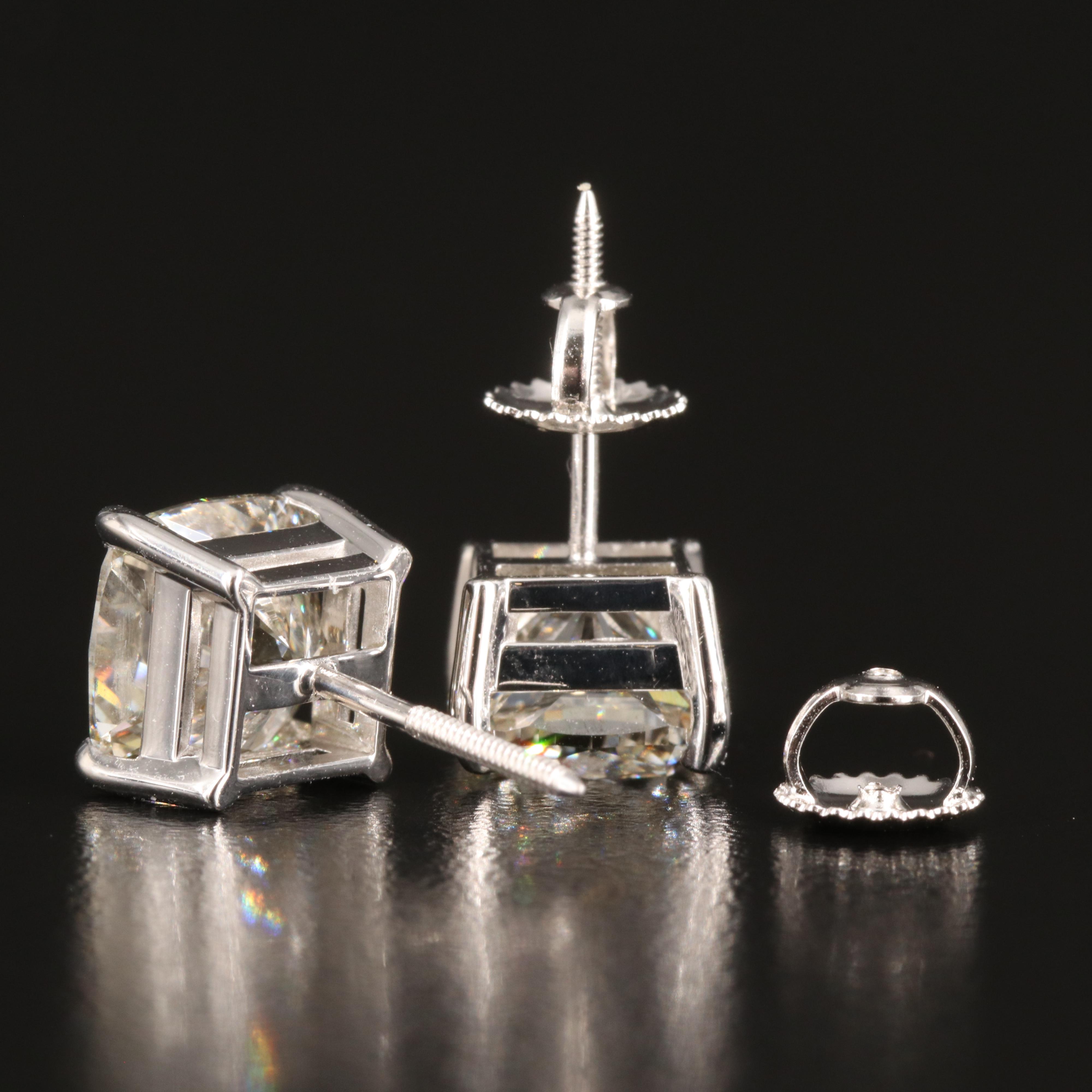 14K 6.00 CTW Lab Grown Diamond Stud Earrings