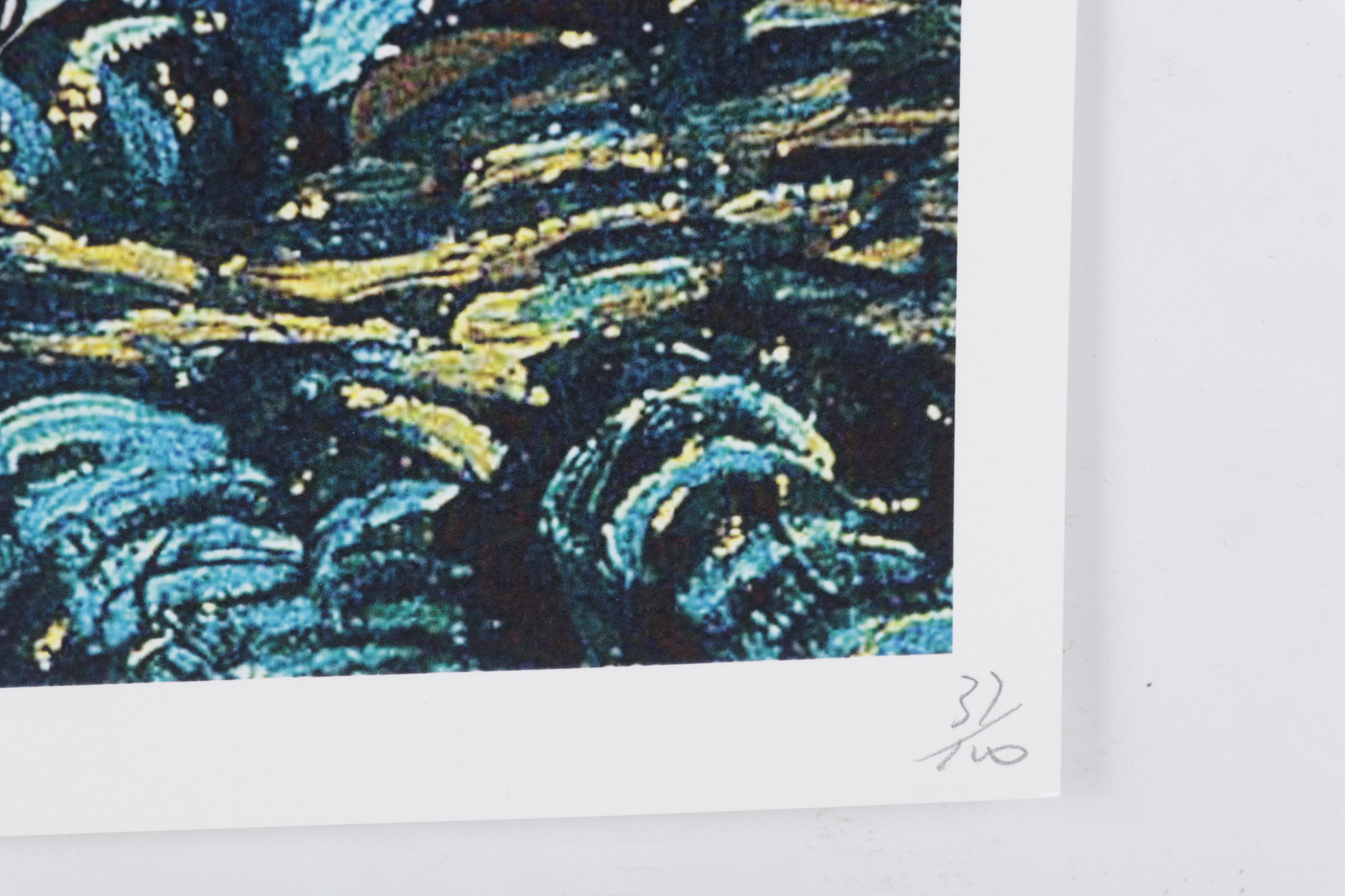 Death NYC Pop Art Graphic Print Homage to Van Gogh and Campbell's, 2022