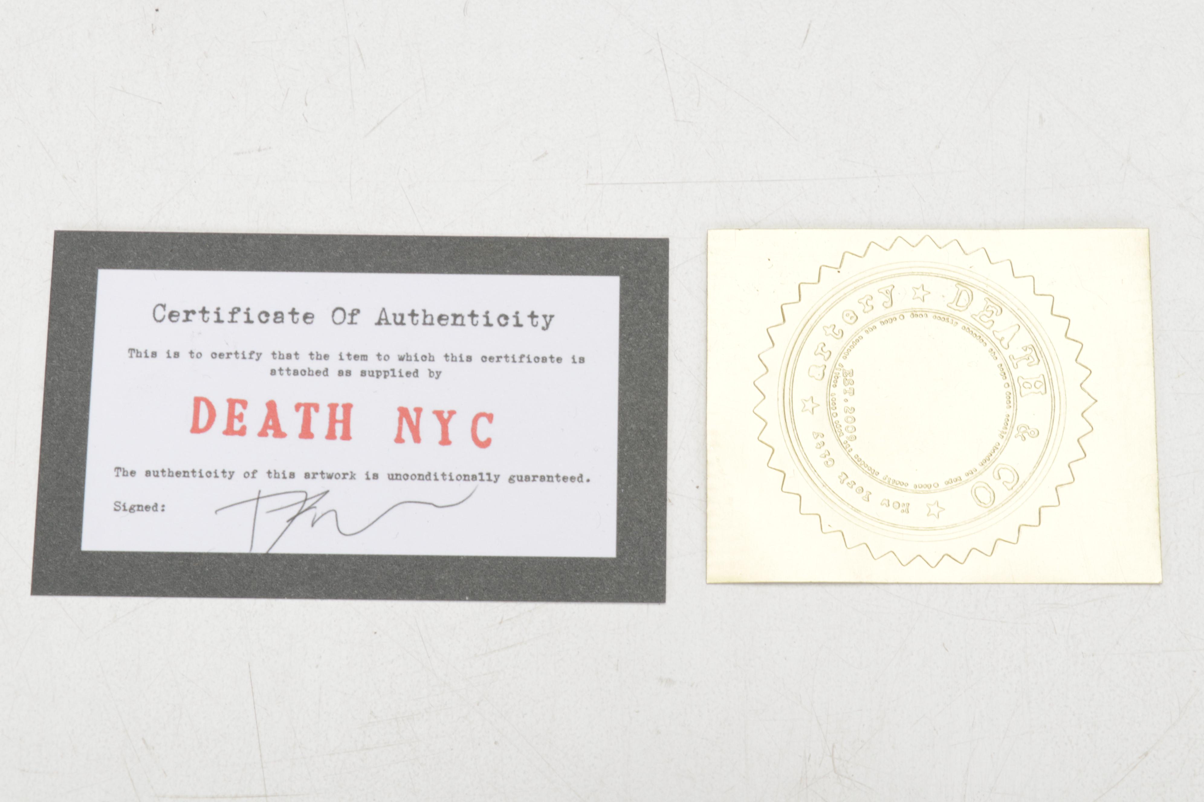 Death NYC Pop Art Graphic Print Homage to Van Gogh and Campbell's, 2022