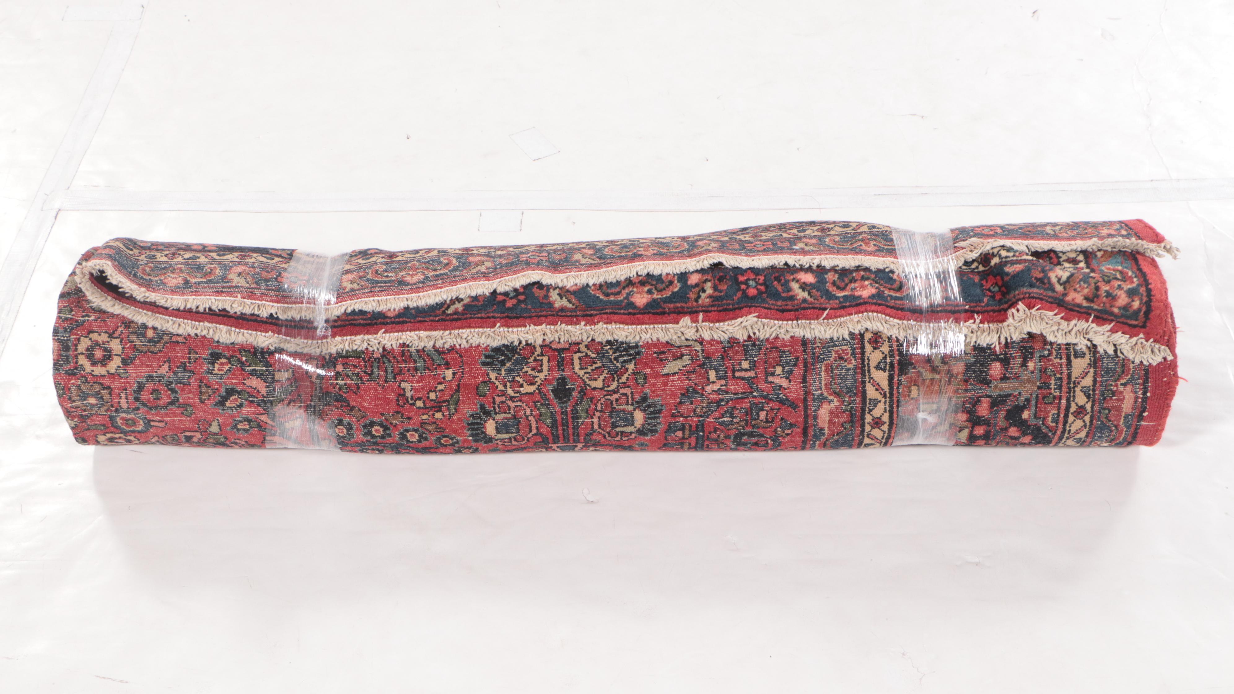 9' x 11'2 Hand-Knotted Persian Lilihan Area Rug