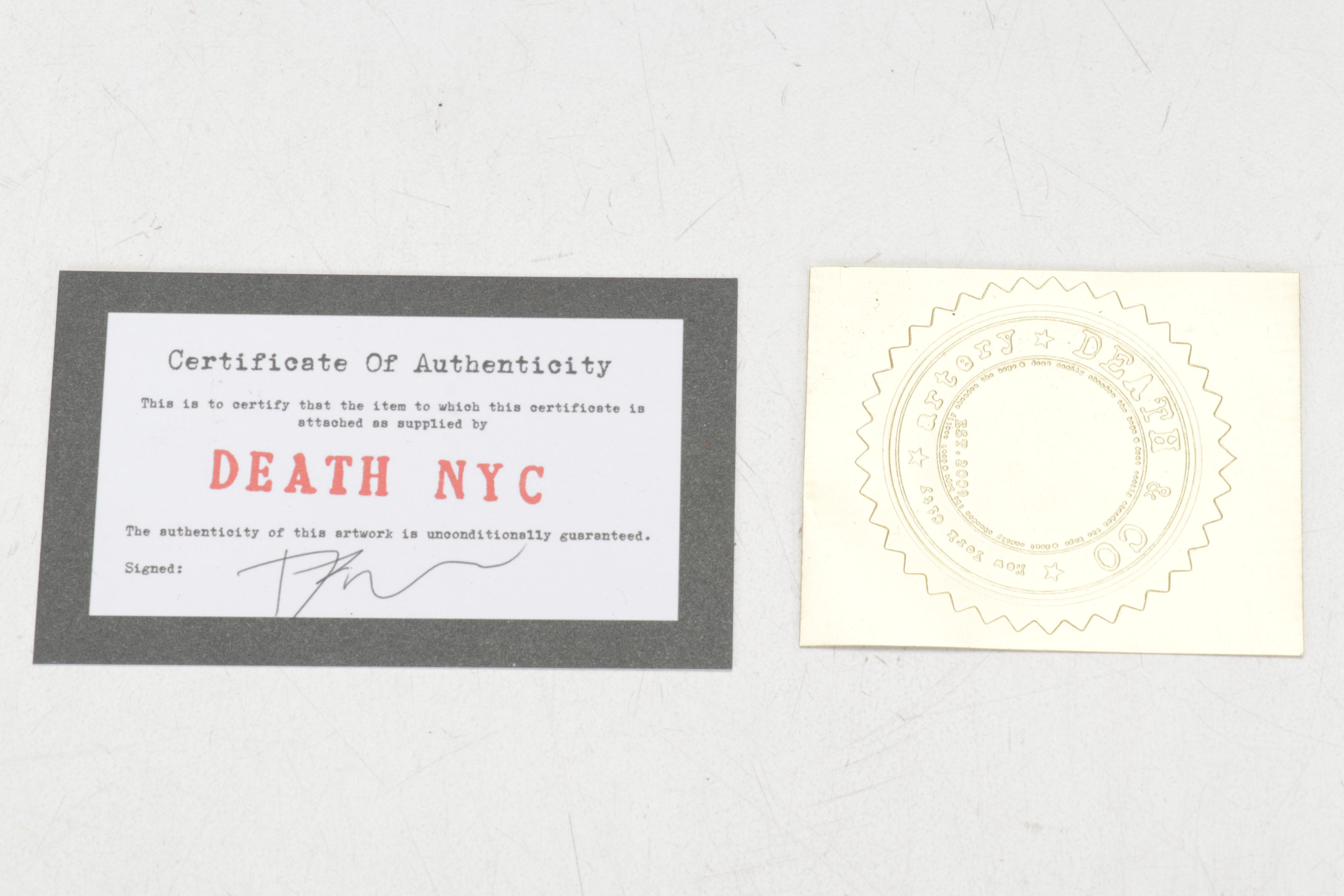 Death NYC Pop Art Graphic Print Homage to Hermès, 2022