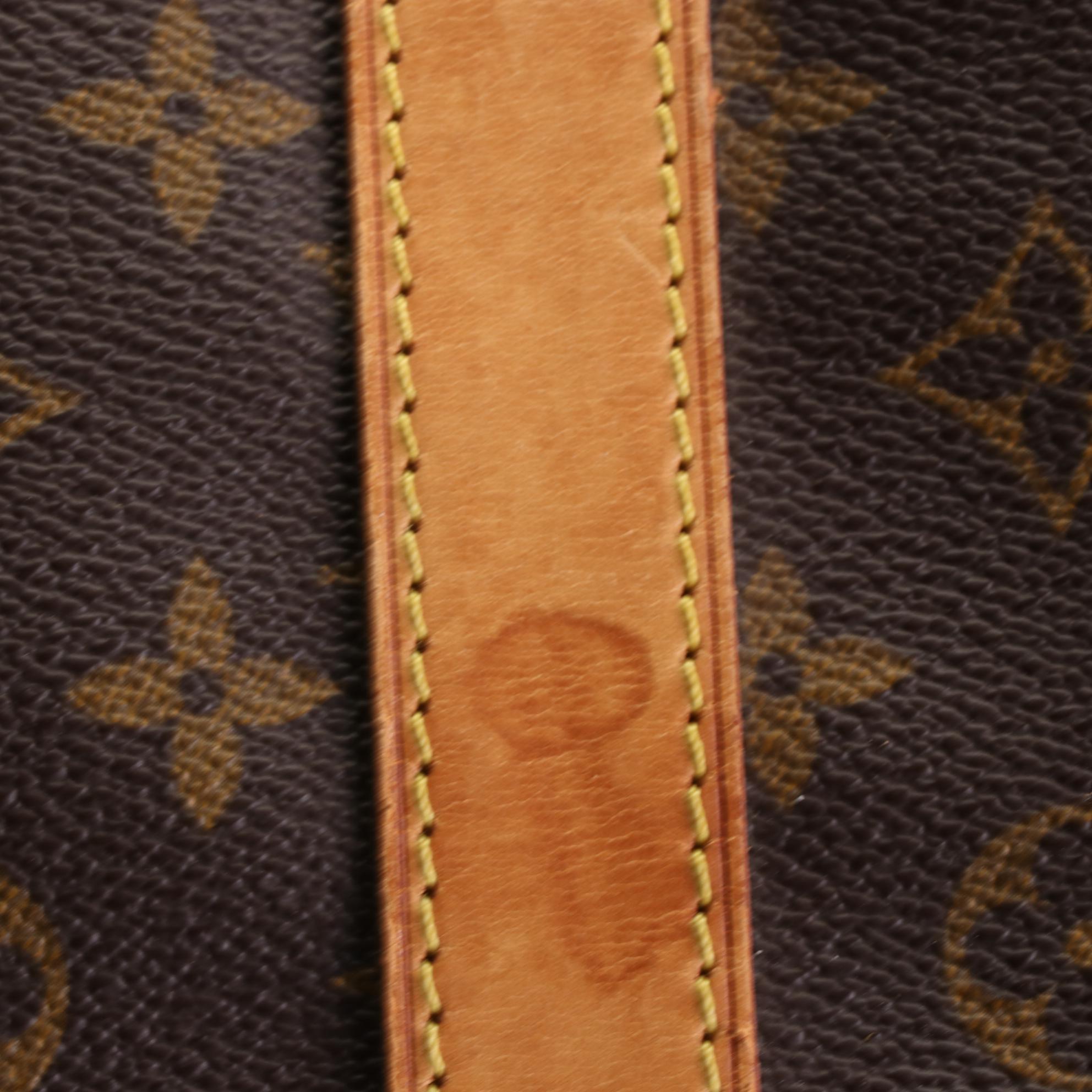 Louis Vuitton Keepall Bandolière 60 in Monogram Canvas and Vachetta Leather