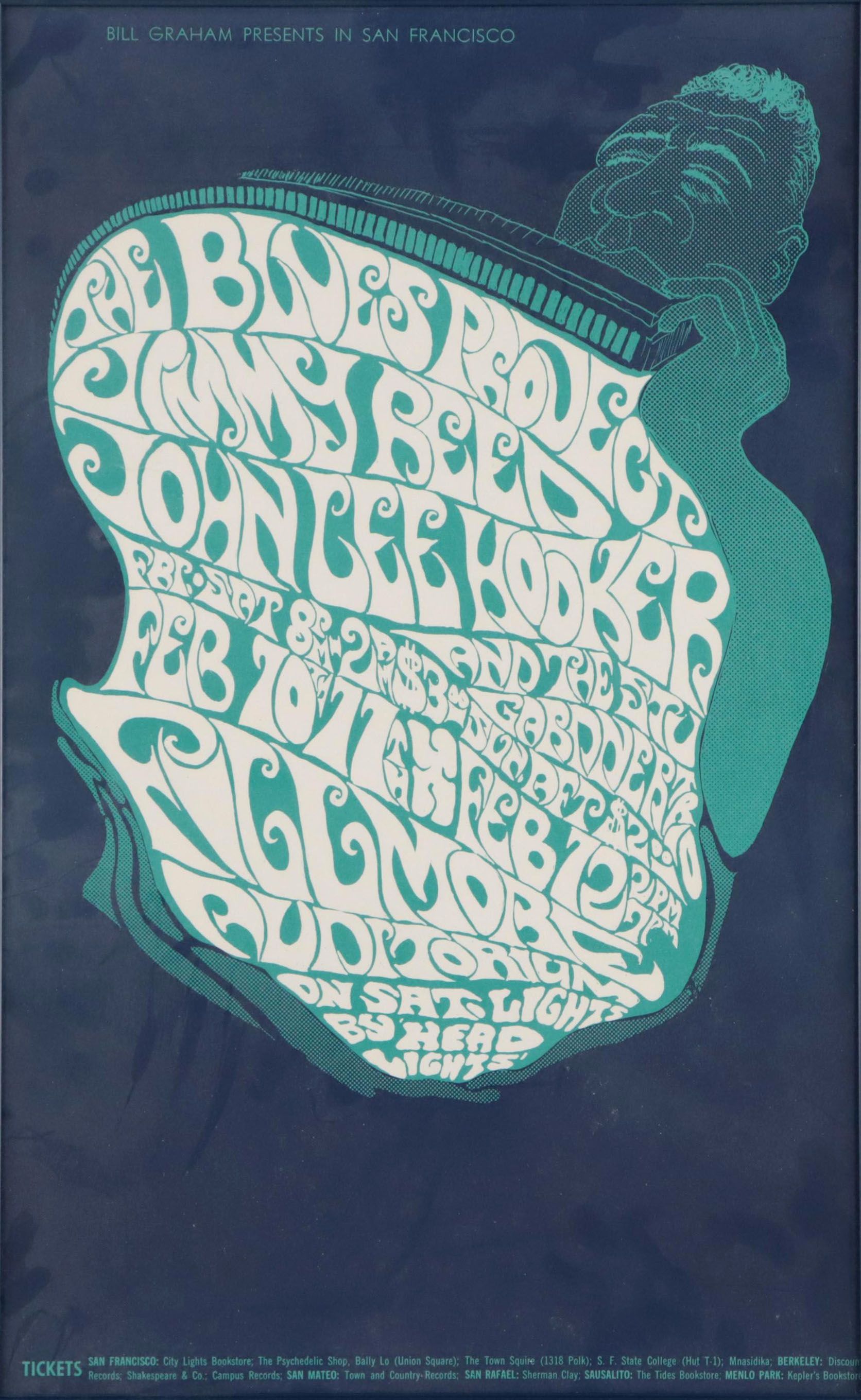 Color Lithograph Concert Poster After John H. Myers