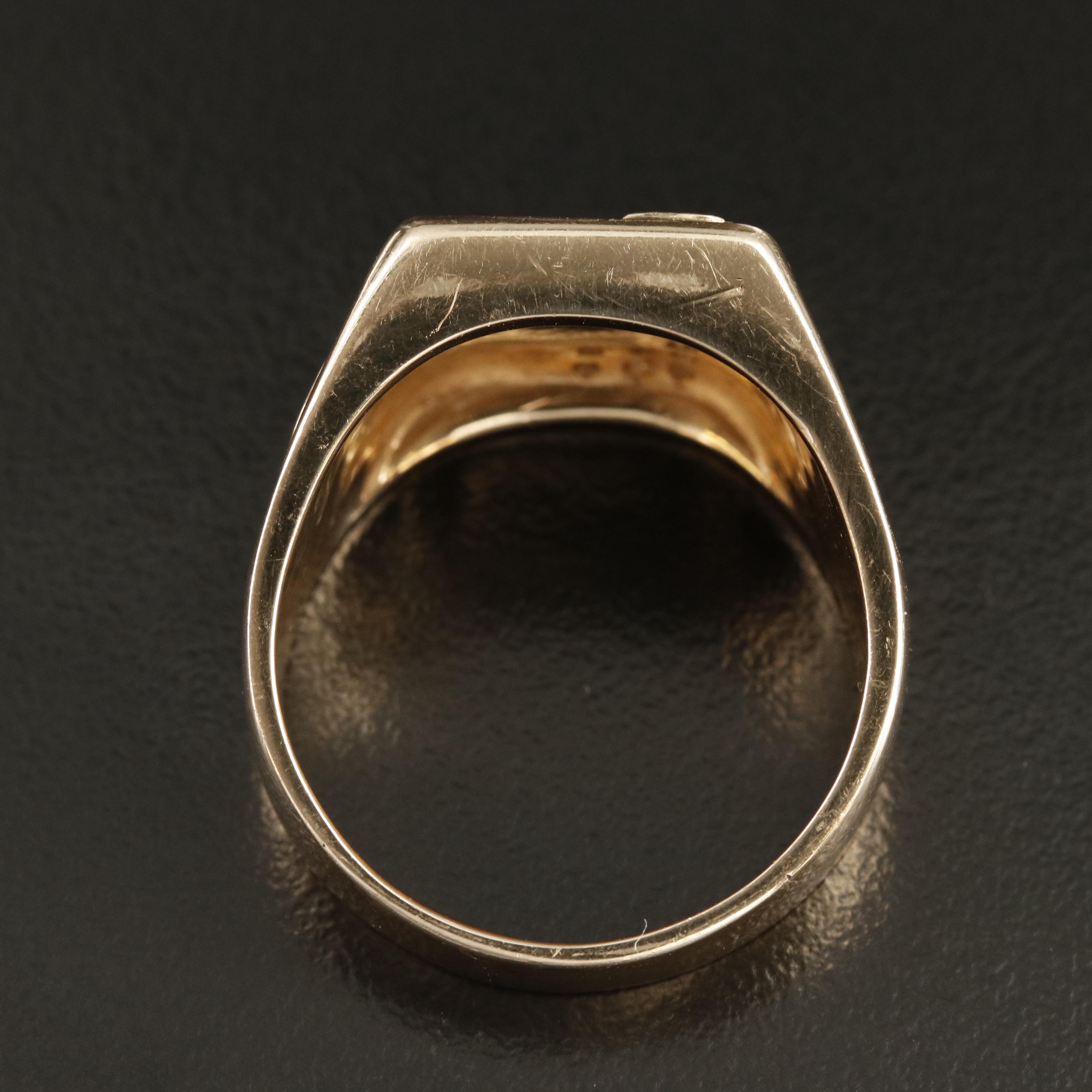 2020 14K 0.15 CTW Diamond Commemorative Ring