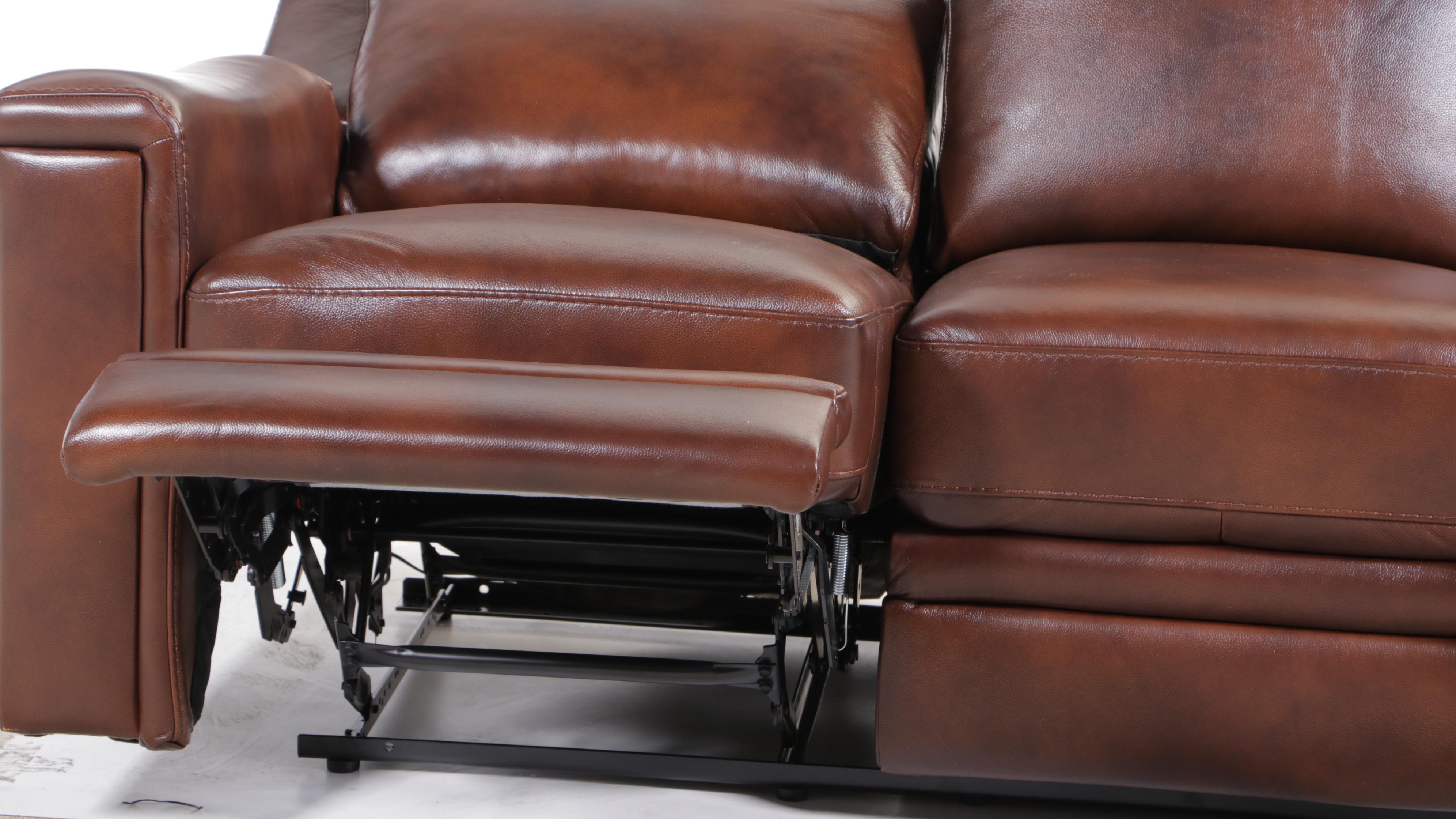 DRT Member's Mark Livingston Leather Reclining Sofa